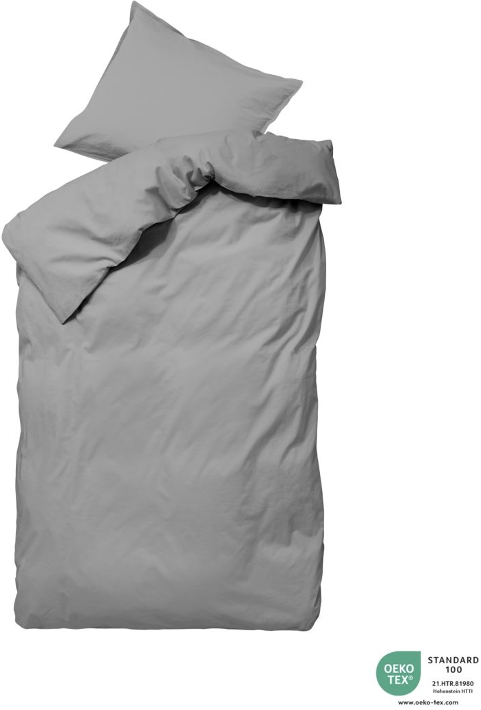 Sengesæt byNORD Ingrid Thunder 140x220  70x50 100% økologisk bomuld OEKO-TEX 100 certificeret