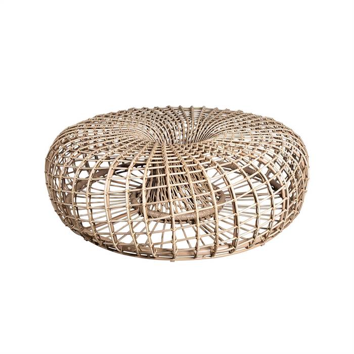 Cane-Line Nest fodskammel / sofabord - Natur - Stor  : Erling Christensen Møbler