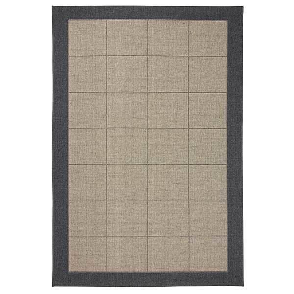 HC Interior Rugs Casablanca fladvævet tæppe - Grå  : Erling Christensen Møbler