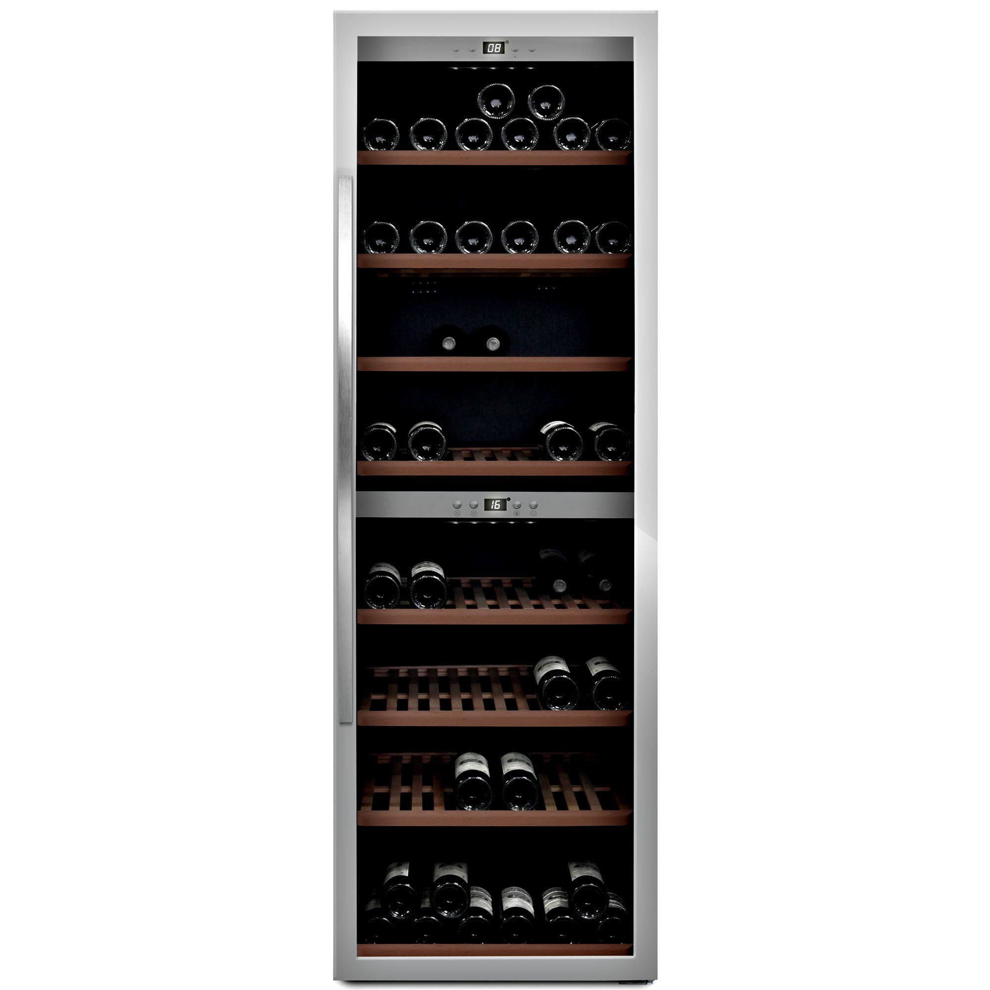 Mquvée WineExpert 180 vinkøleskab, rustfrit stål