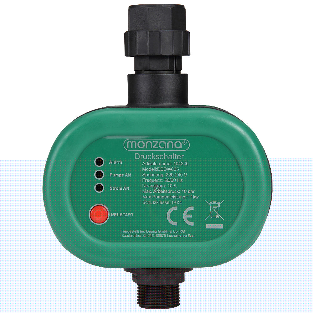 Pressostat - automatisk trykovervågning