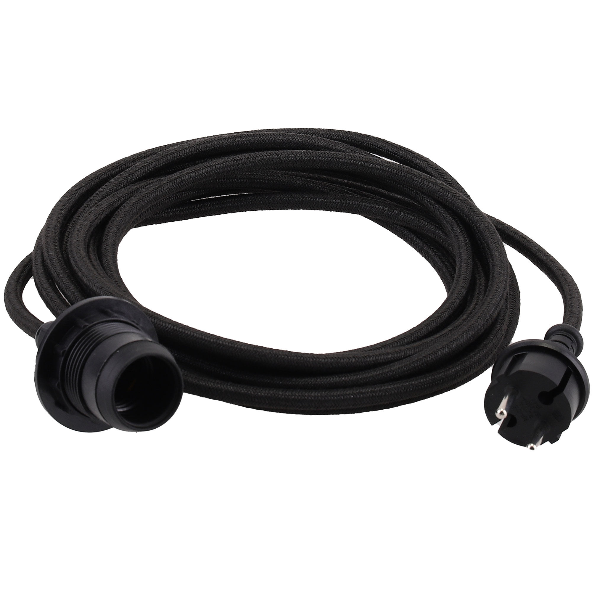 Watt&veke Kabel til udendørsbelysning 5 meter, sort