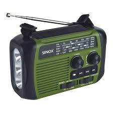 Erling Christensen Møbler Sinox SXL5500 Bluetooth nødradio - Dynamo- og solcelle-radio - Nødradio : Erling Christensen Møbler  : Erling Christensen