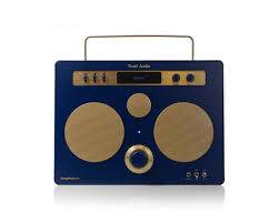 Erling Christensen Møbler Tivoli Audio SongBook, blue analog eg/aux in/forforstærker - : Erling Christensen Møbler  : Erling Christensen Møbler