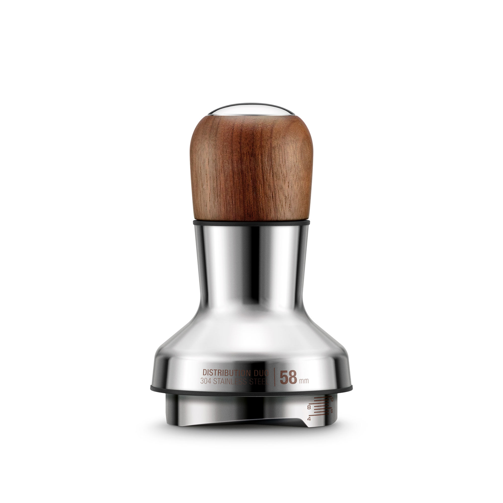 Sage SEA303WLW Tamper og fordeliner 58 mm, valnød