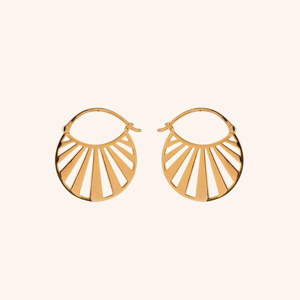 Pernille Corydon Misty light earrings - Forgyldt  : Erling Christensen Møbler