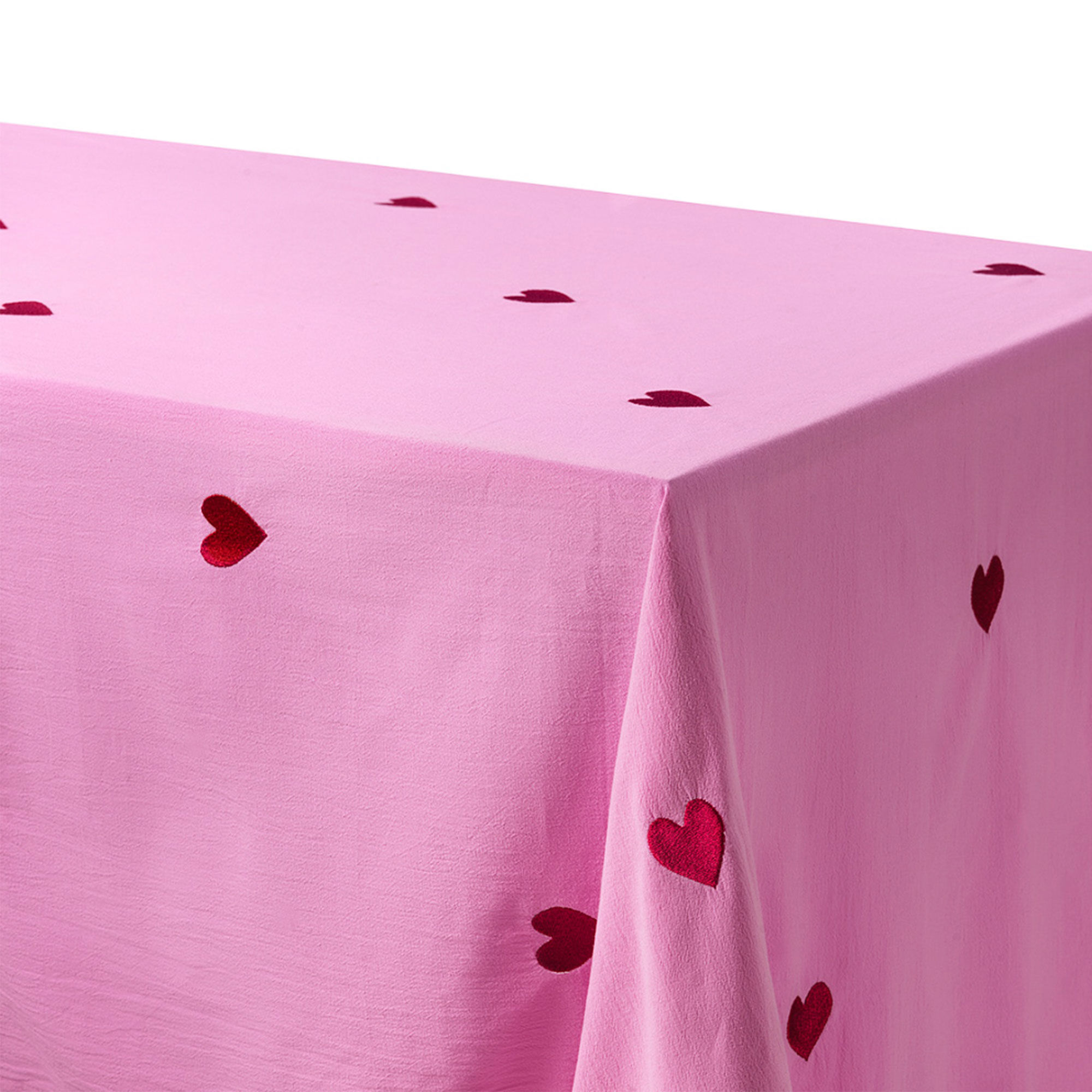Midnatt Pink Hearts Dug 330x145 cm, rosa