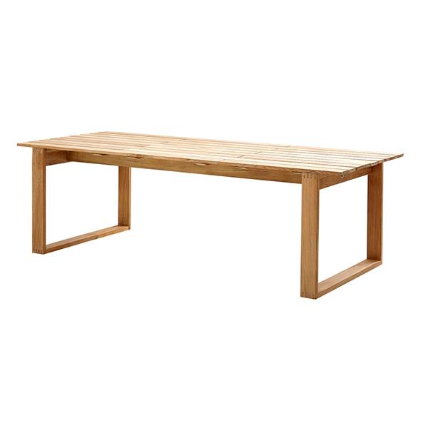 Cane-Line Endless havebord - 240x100 cm - teak  : Erling Christensen Møbler