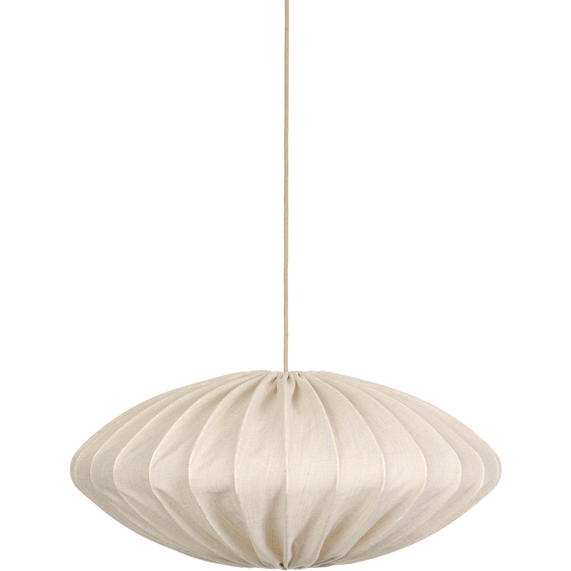 Watt&veke Ellipse loftslampe, 80 cm, hør, naturel
