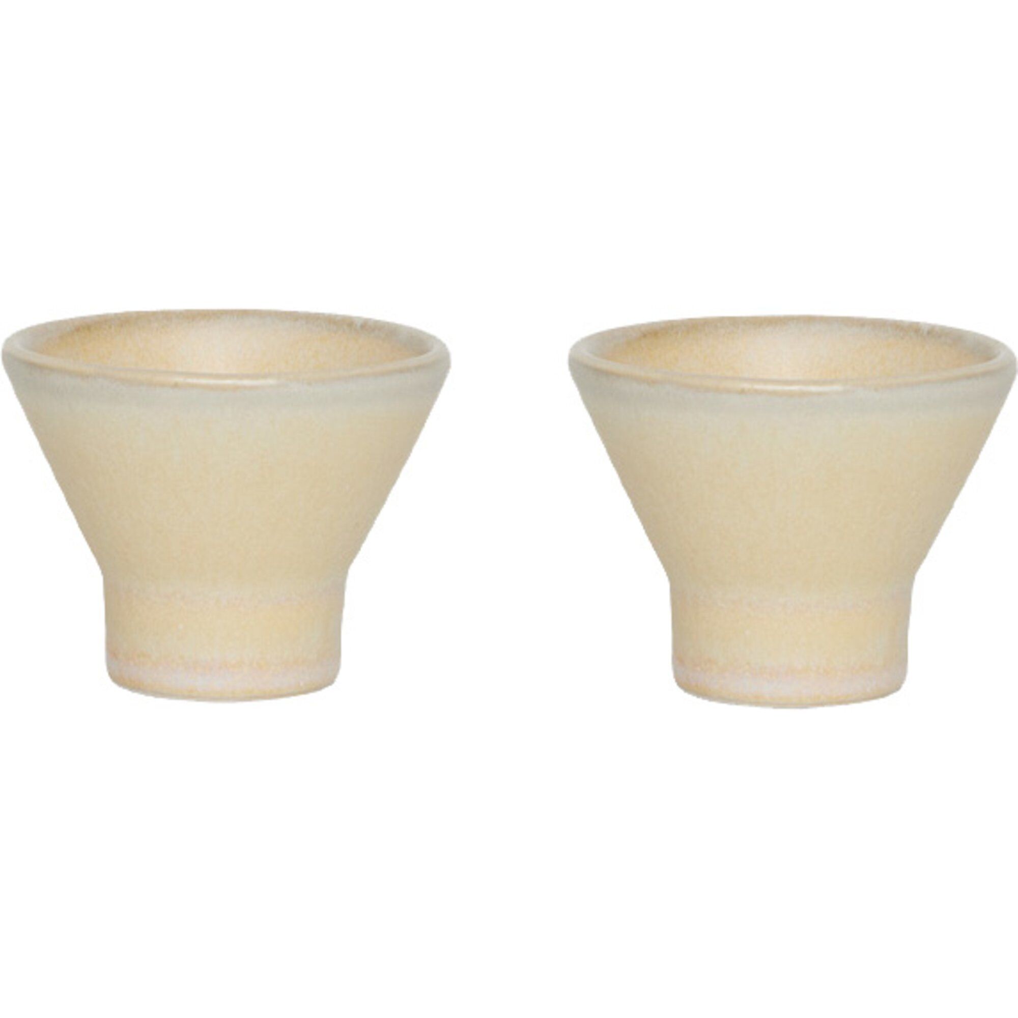 Oyoy living design Yuka æggebæger 2-pack, butter
