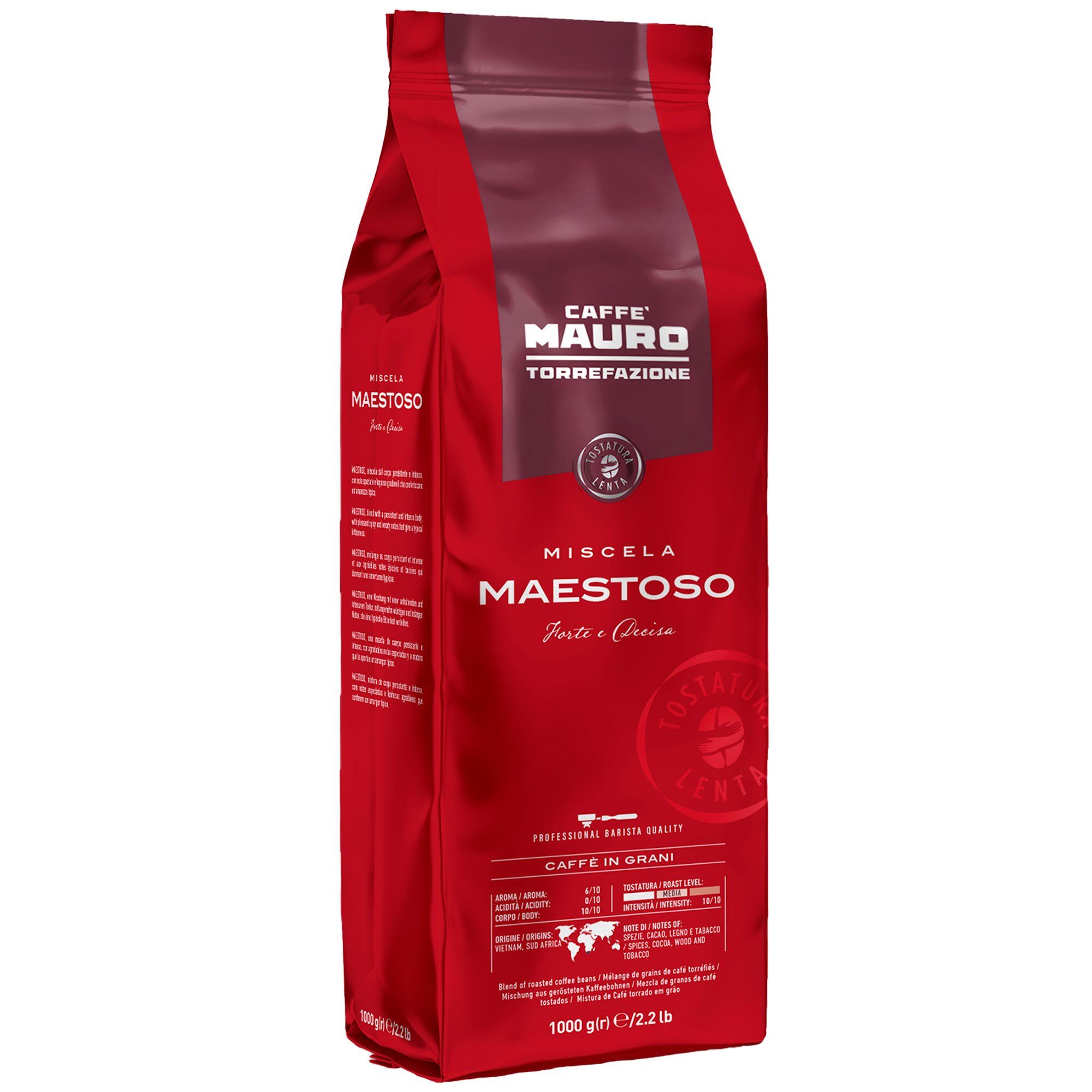 Caffe mauro Maestoso kaffebønner 1 kg