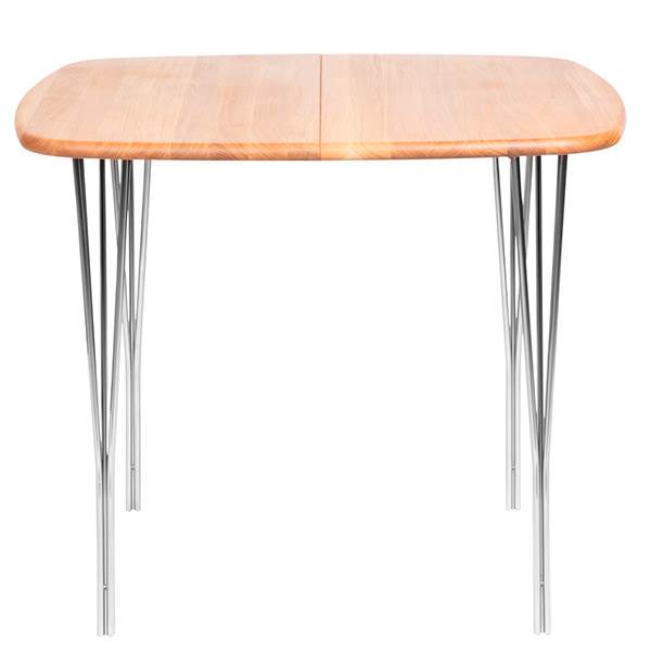 Haslev Symphony 84 spisebord - massiv/splitben - 105 x 105 cm.  : Erling Christensen Møbler