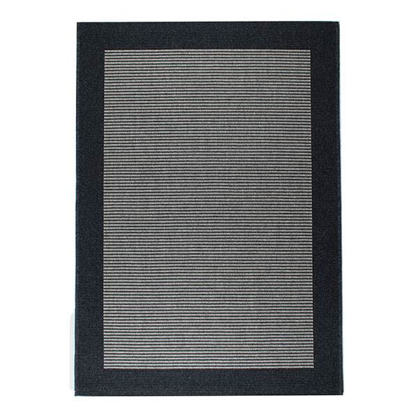 HC Interior Rugs - Casablanca fladvævet tæppe - Mørkegrå  : Erling Christensen Møbler