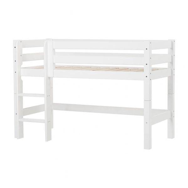 Hoppekids ECO Luxury halvhøj seng med stige - 70x160  : Erling Christensen Møbler