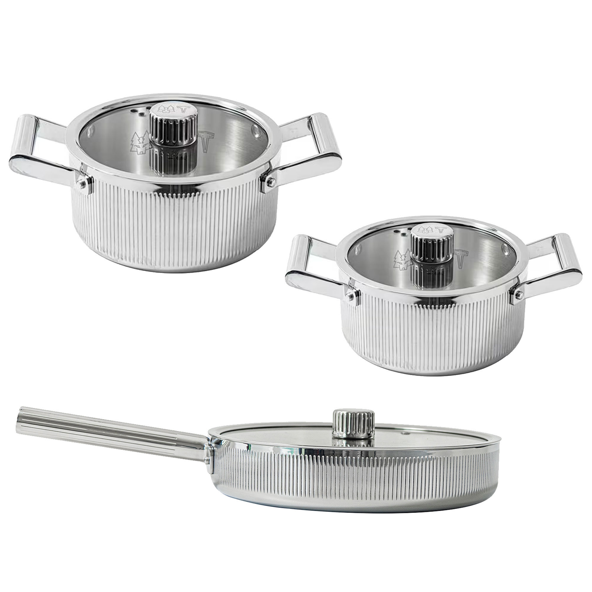 Vargen & Thor Glima Grytset, 3 stk.