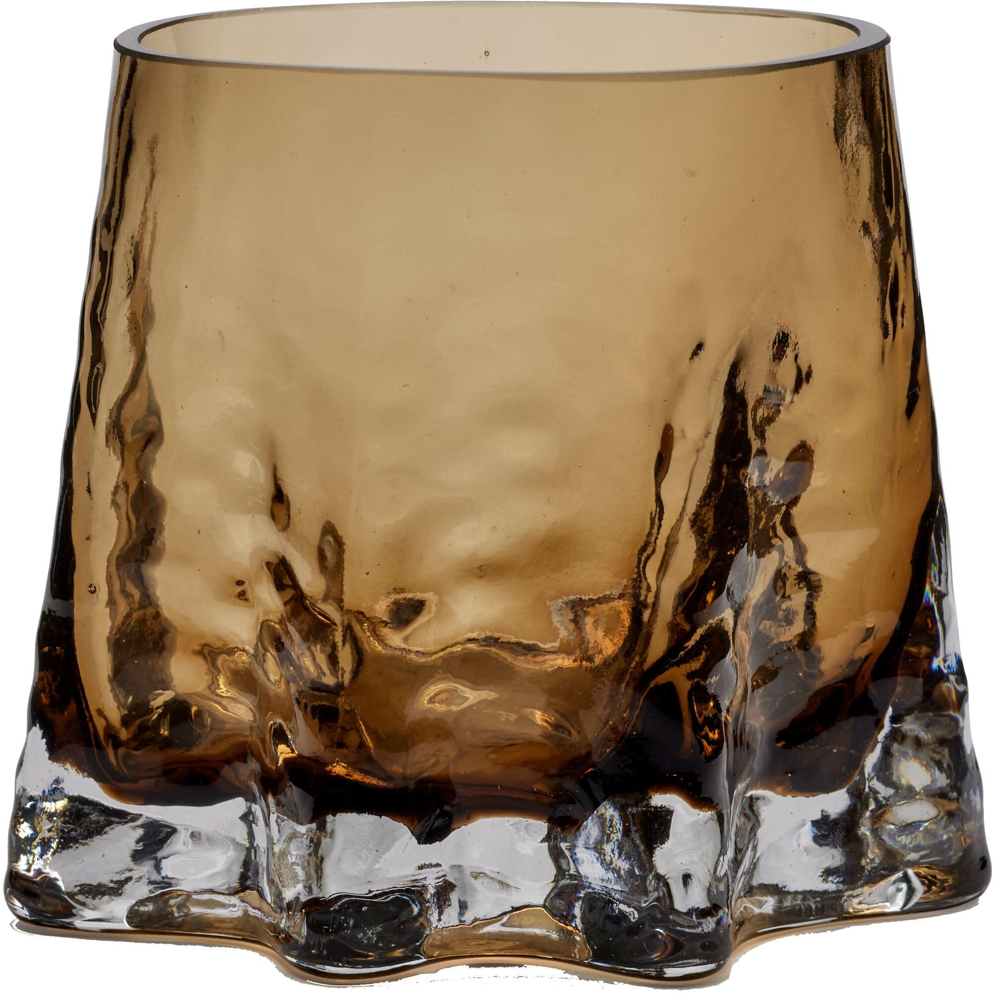Cooee design Gry lysestage medium 11 cm, cognac