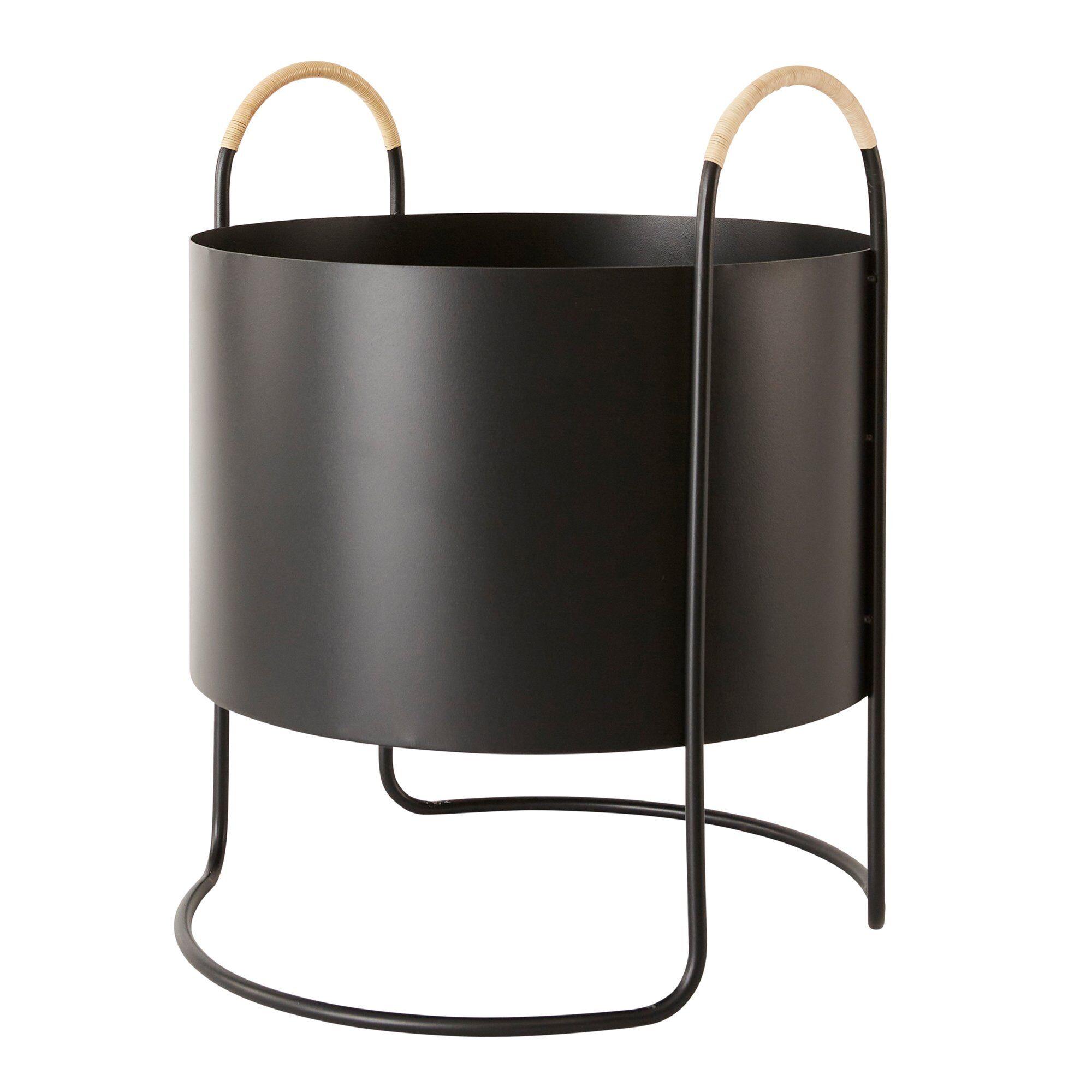 Oyoy living design Maki Plant Box lav plantekasse, sort