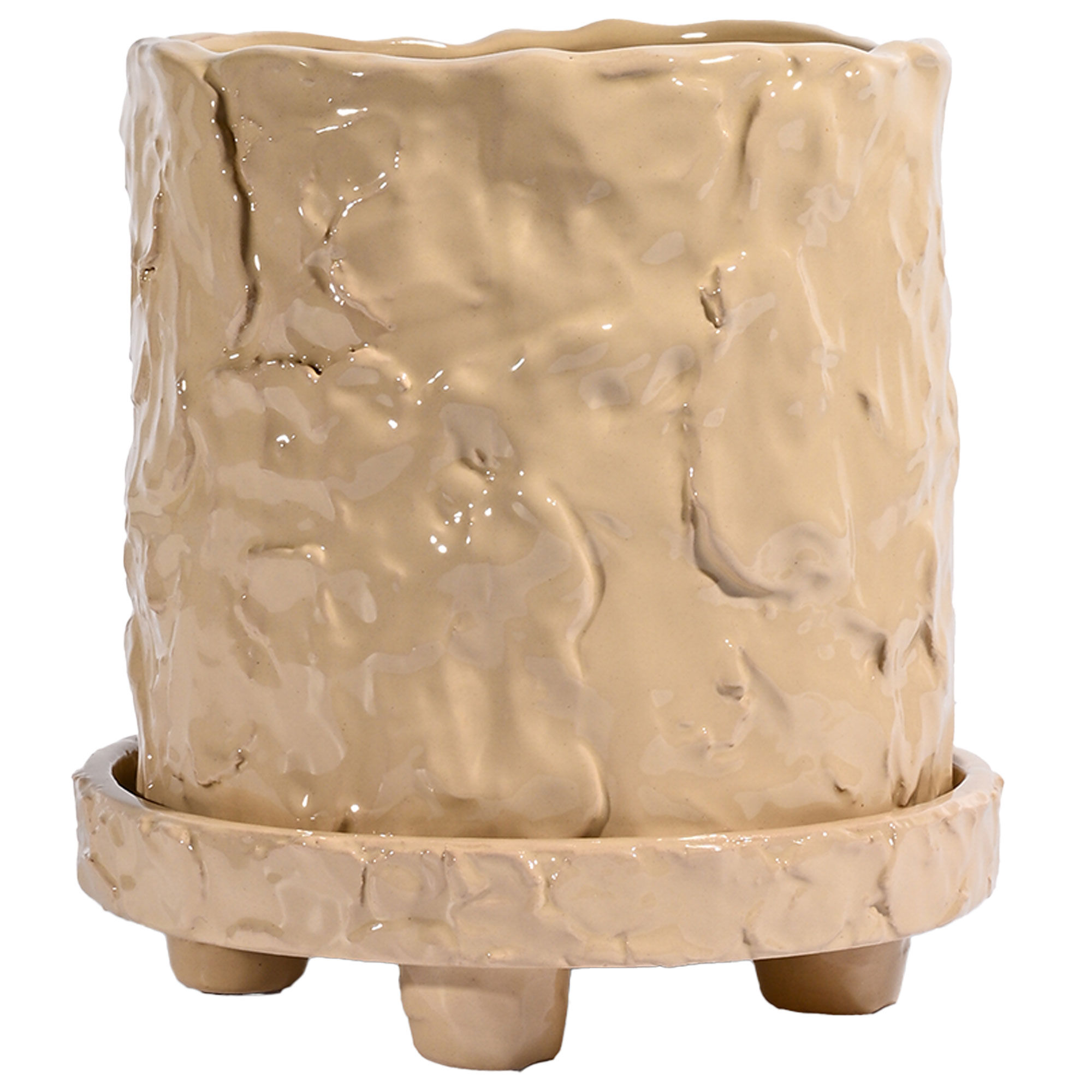 Byon Muddy S krukke 17,5x18 cm, beige