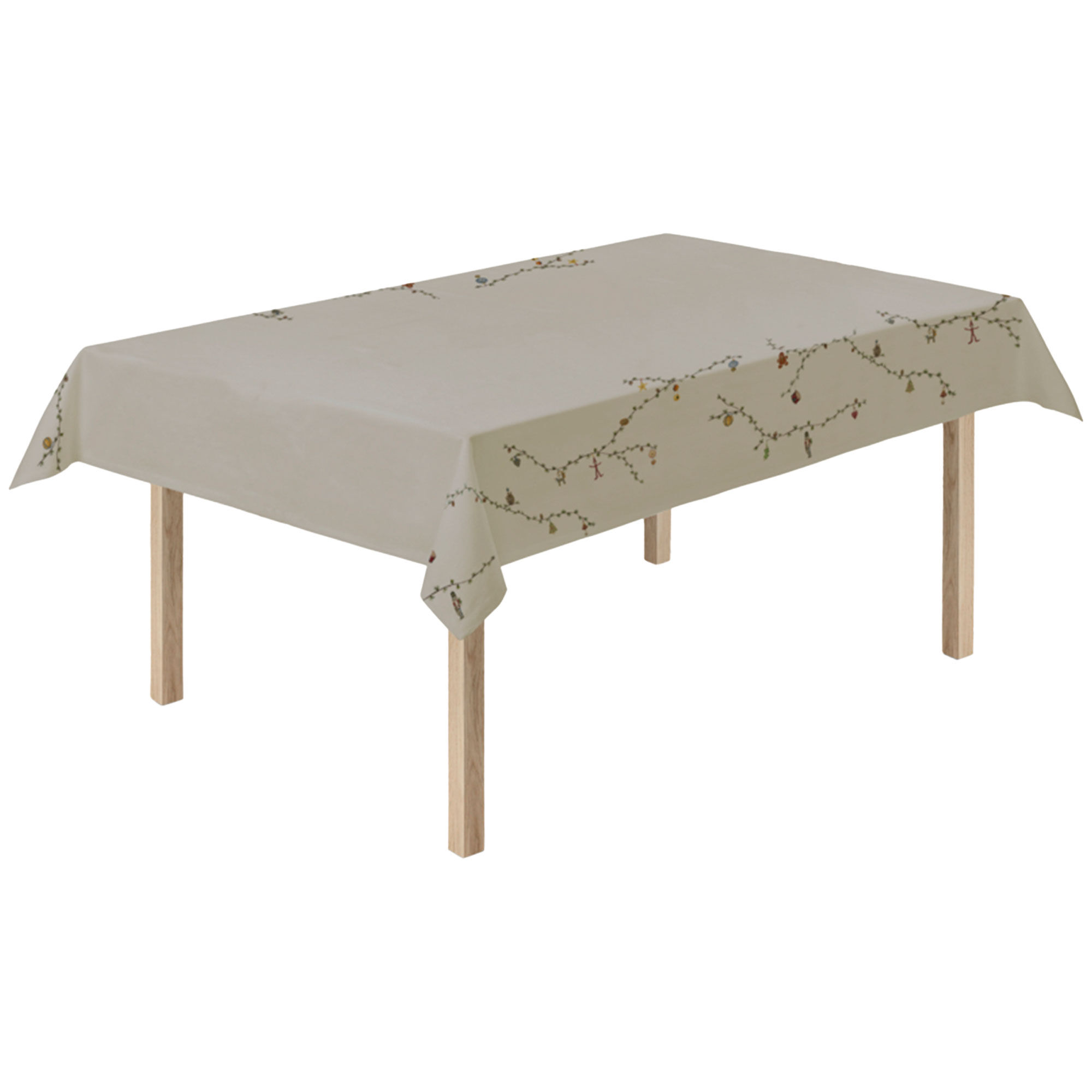Kähler Hammershøi Christmas 2025 Juledug 150x220 cm, sand