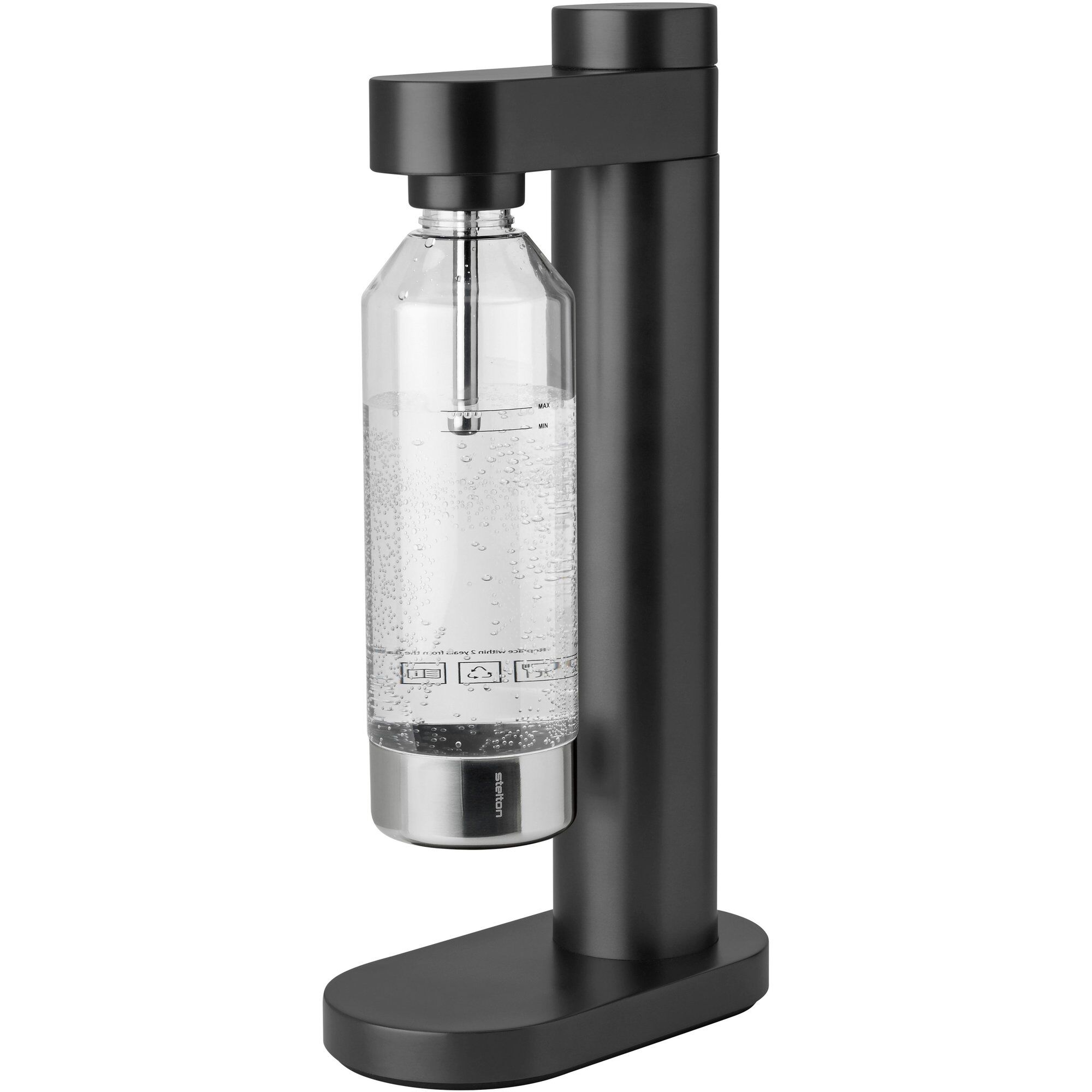 Stelton Brus kulsyremaskine, black metallic