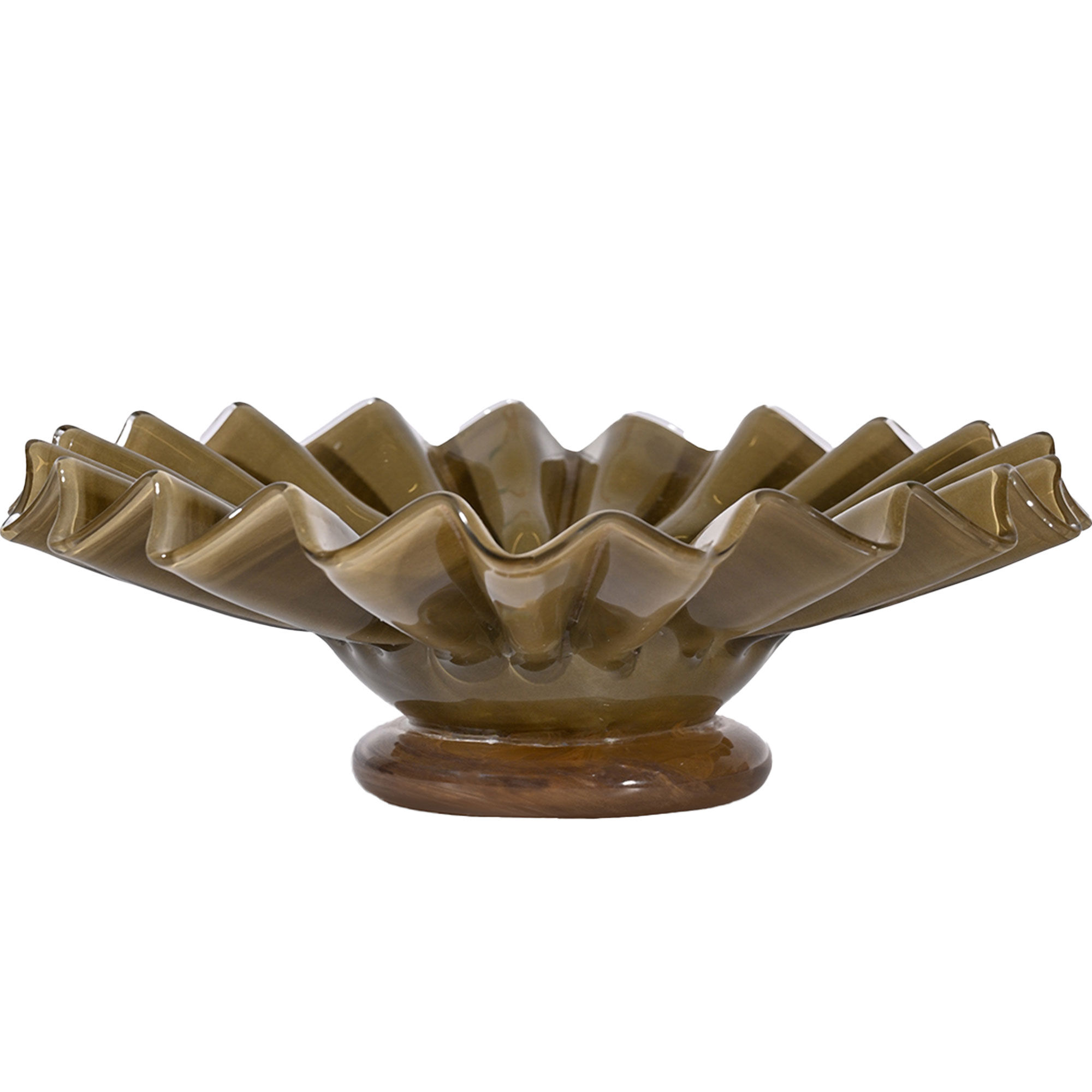 Byon Lori M skål 18 cm, grøn/beige