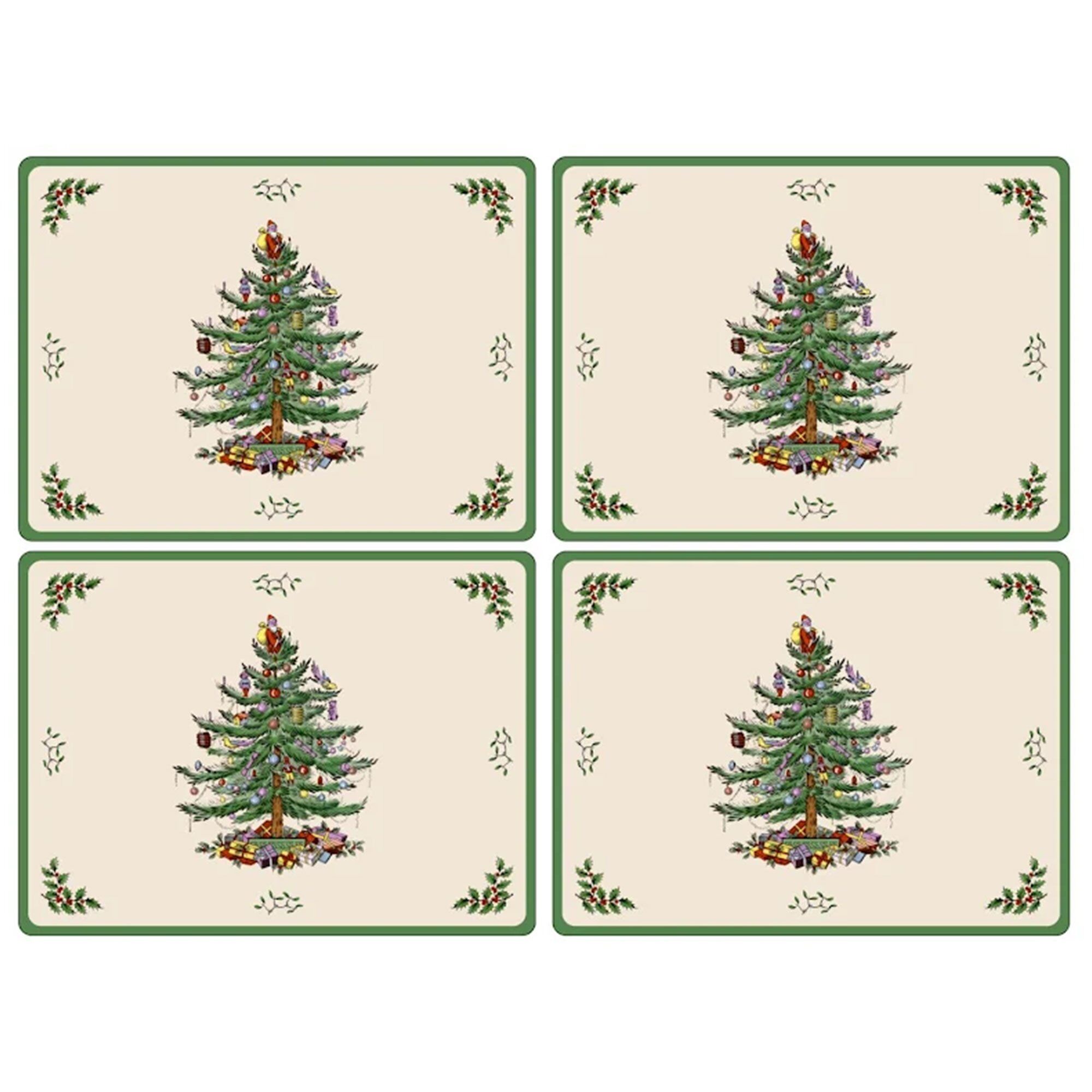 Spode Christmas Tree bordskåner 4 stk