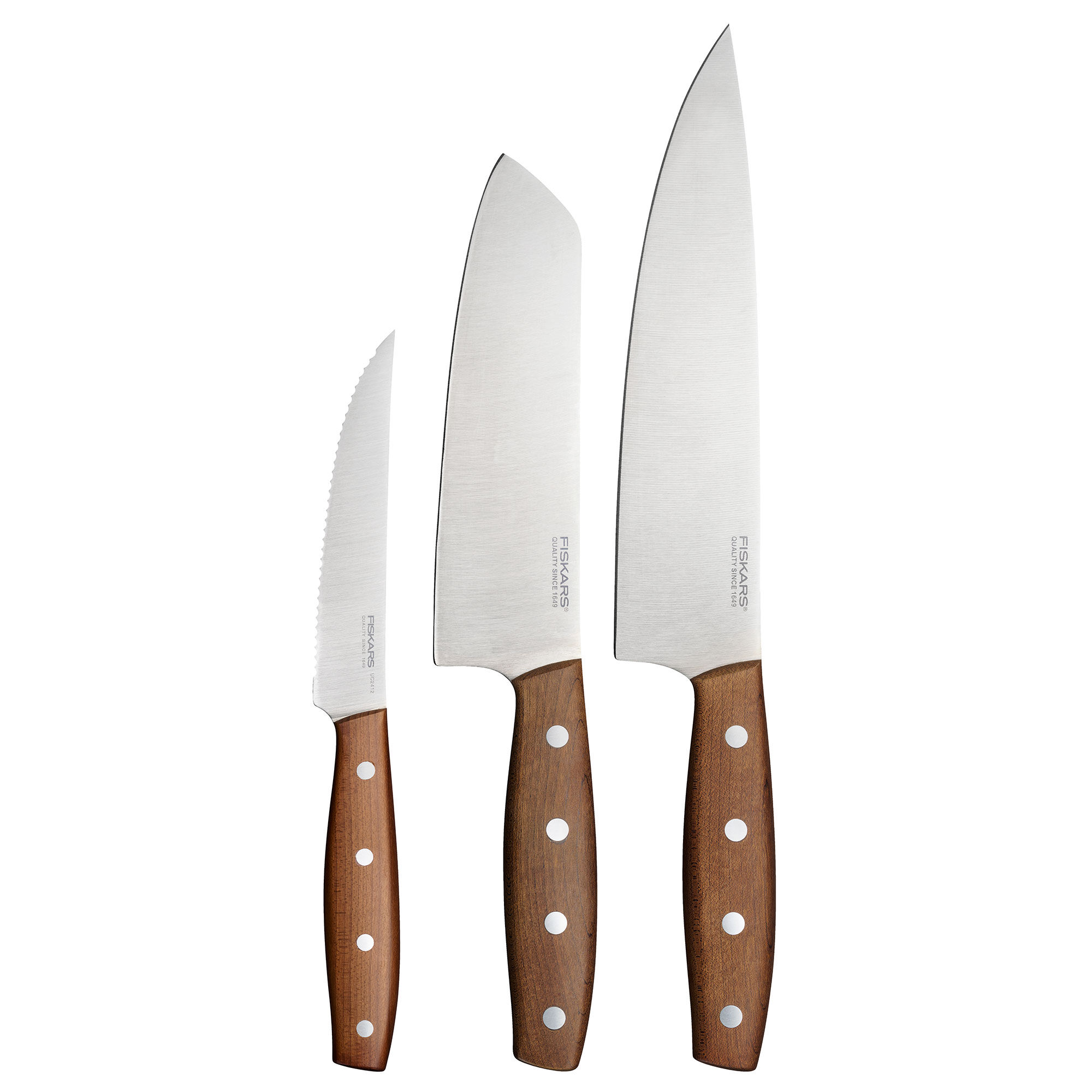Fiskars Folken knivsæt 3 dele, træ