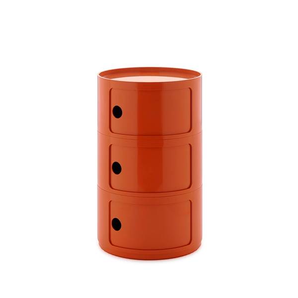 Kartell Componibili new big - 3 rum - Orange  : Erling Christensen Møbler