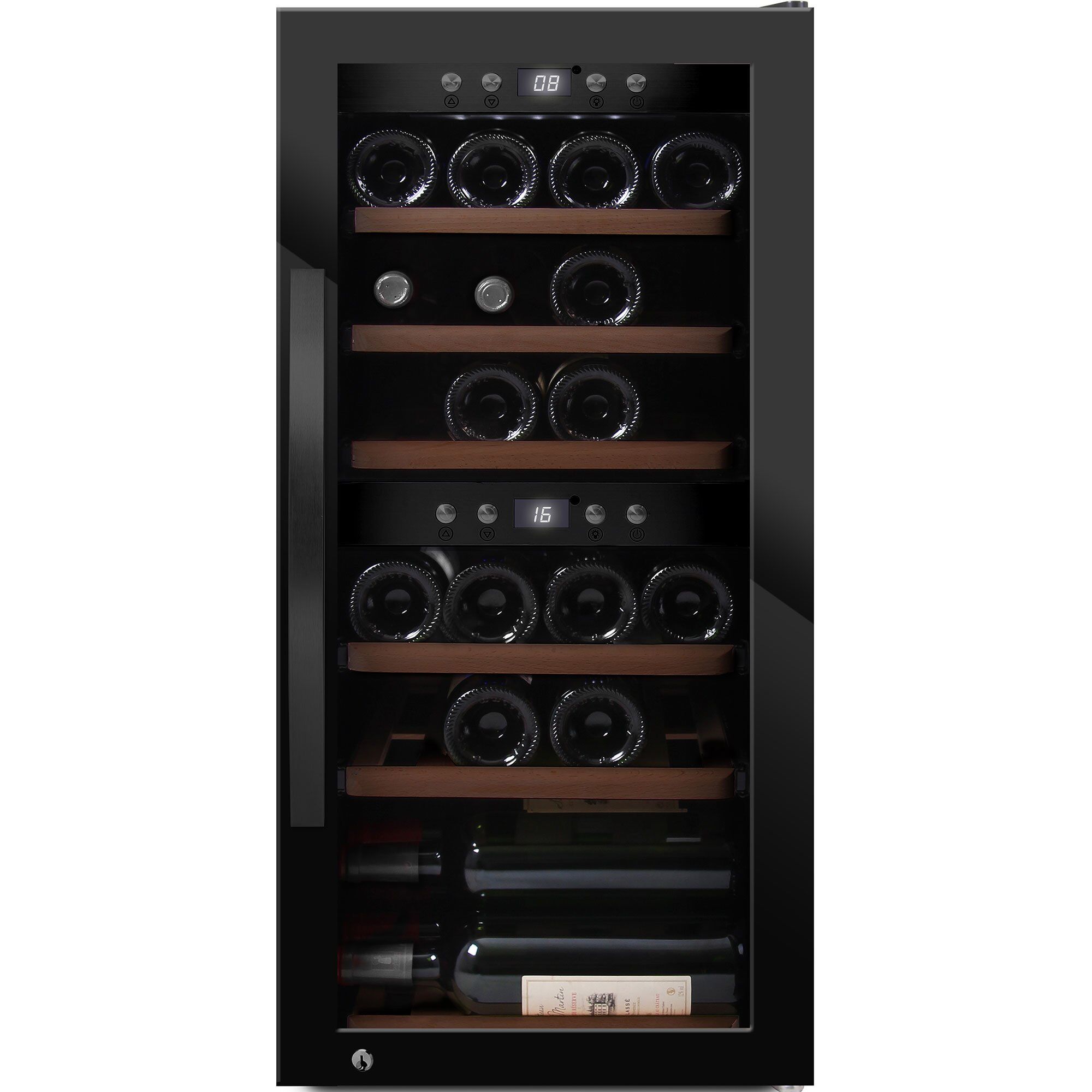 Mquvée WineExpert 24 vinkøleskab, sort