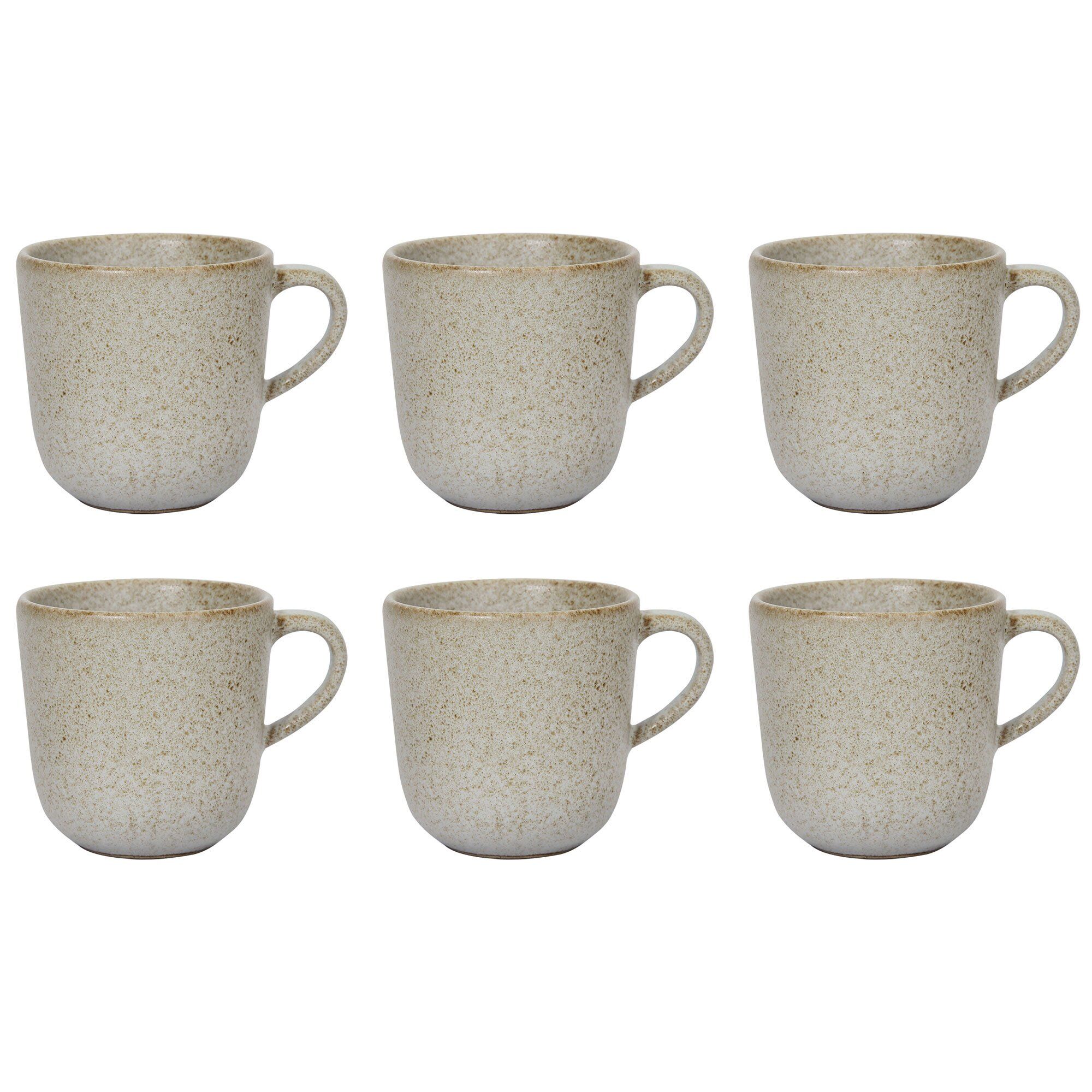 Aida Raw mugg 20 cl, beige, 6 stk.