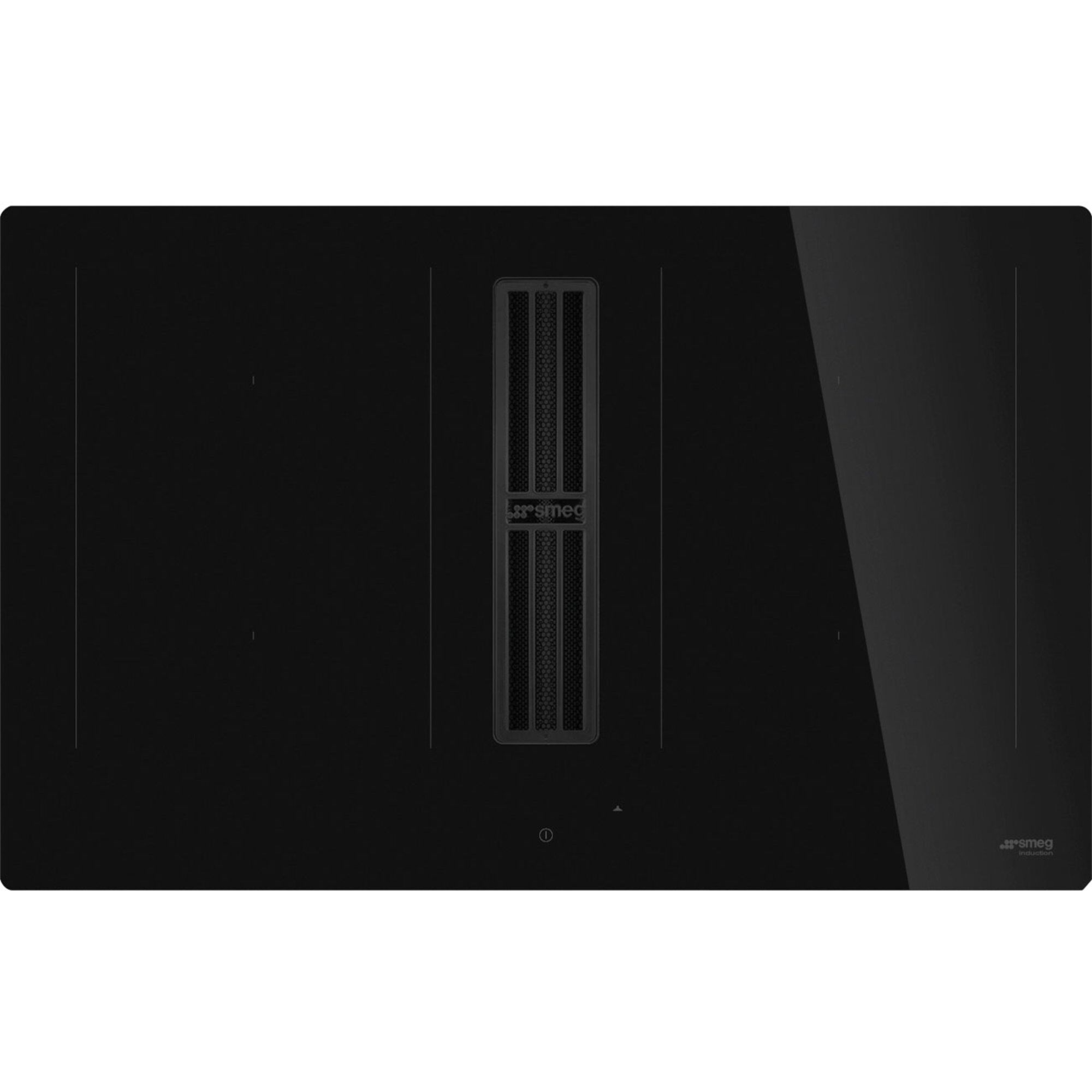 Smeg HOBD482D2 induktionskogeplade med emhætte 83 cm, sort