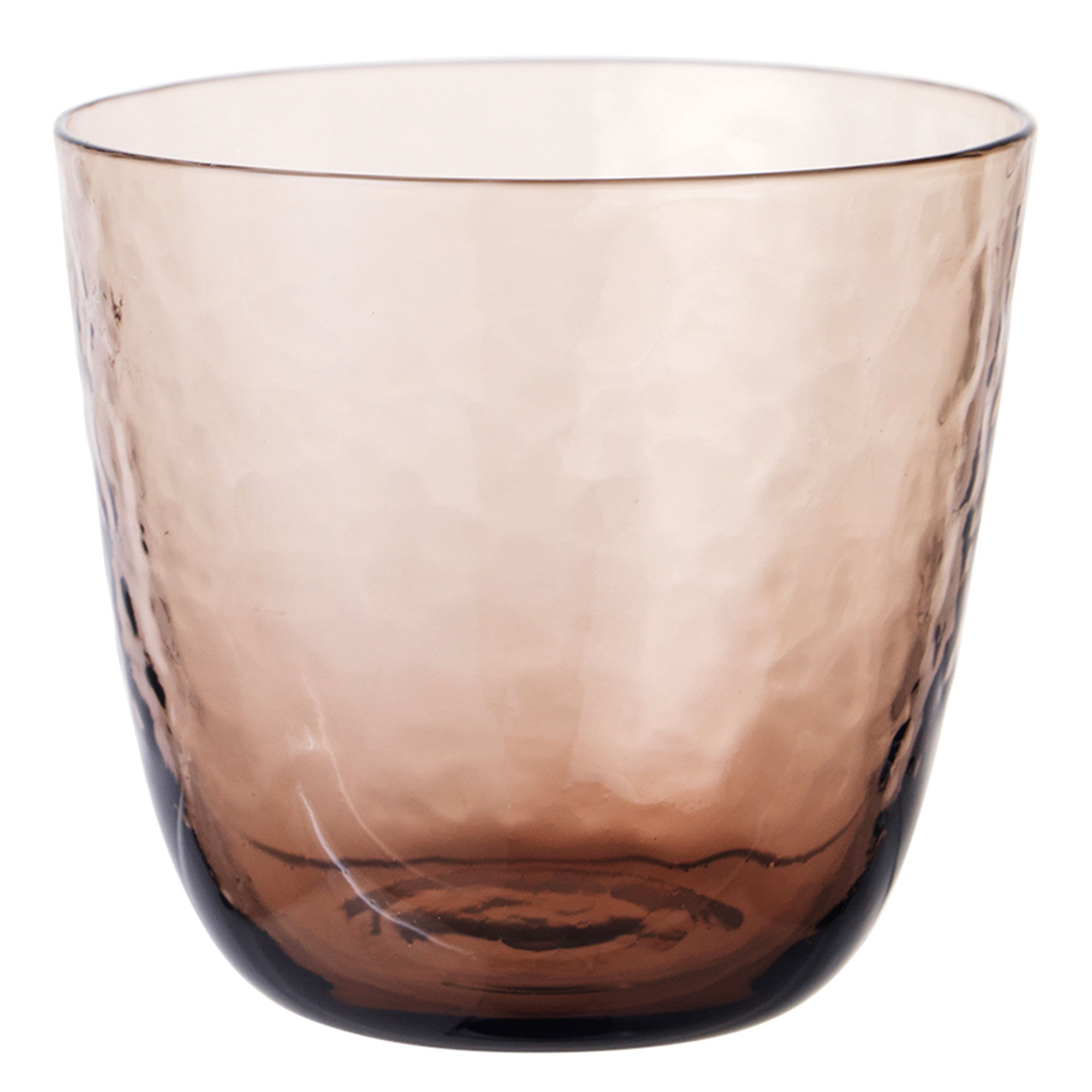 Broste Hamret drikkeglas, brun