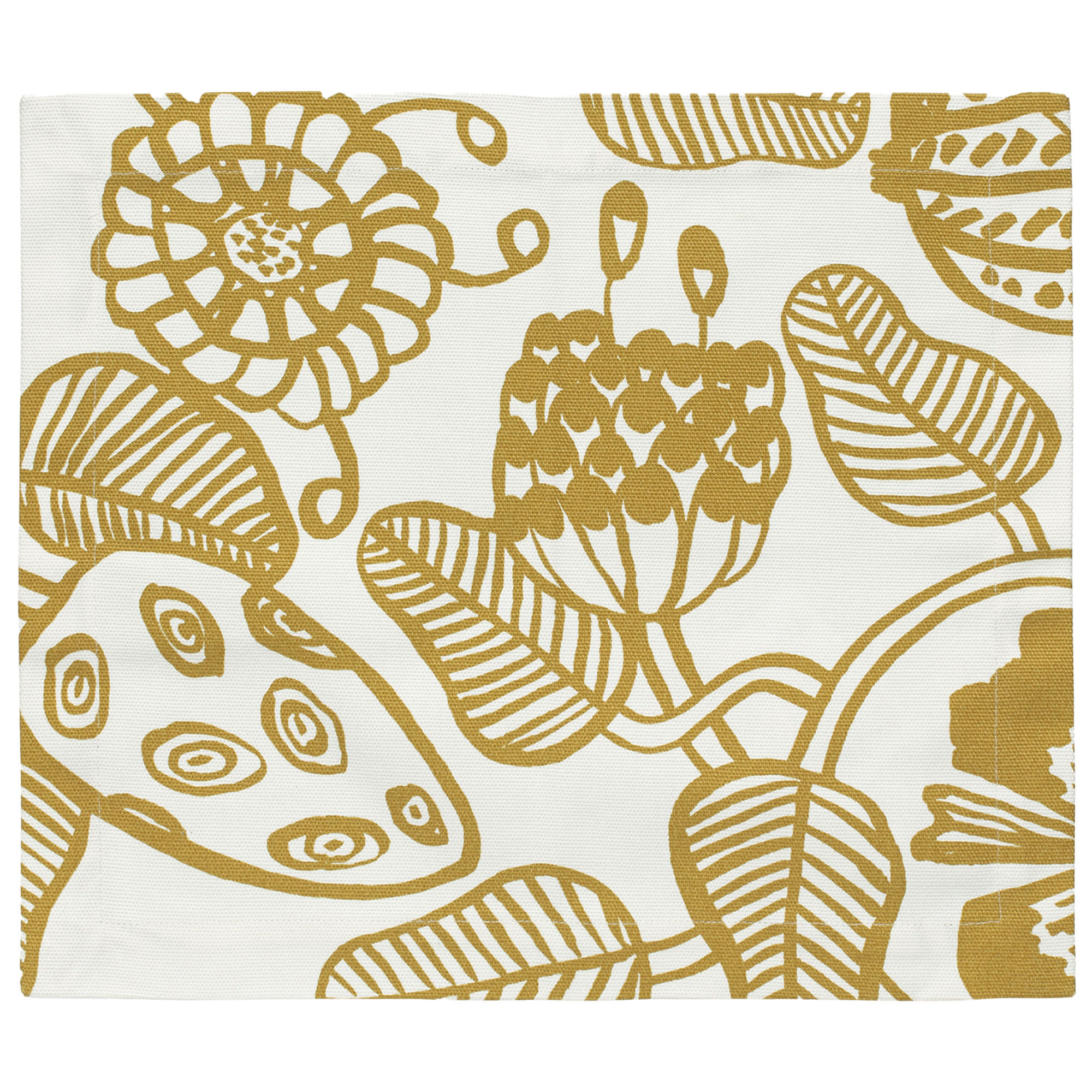 Marimekko Tiara Dækkeserviet 35Ã40 cm, hvid/guld