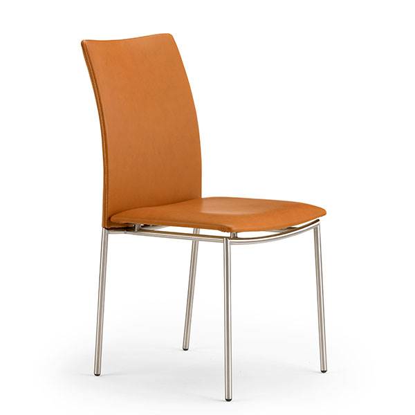 Skovby SM58 spisebordsstol - Stålstel CC cognac læder  : Erling Christensen Møbler