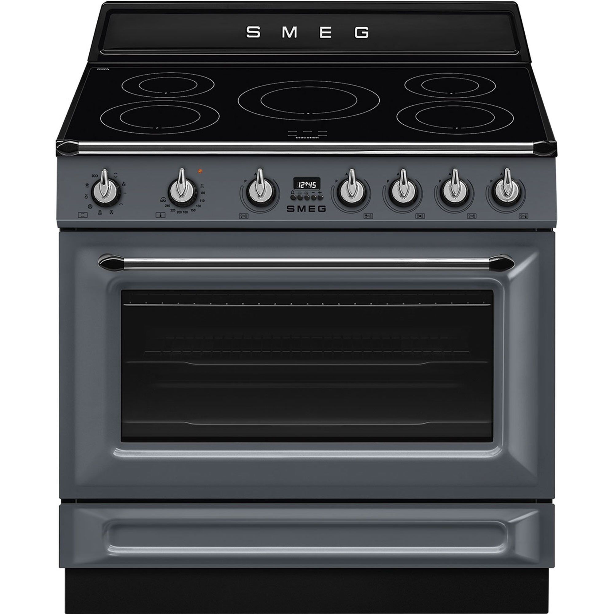 Smeg TR90IMGR Victoria Induktionskomfur 90 cm, grå
