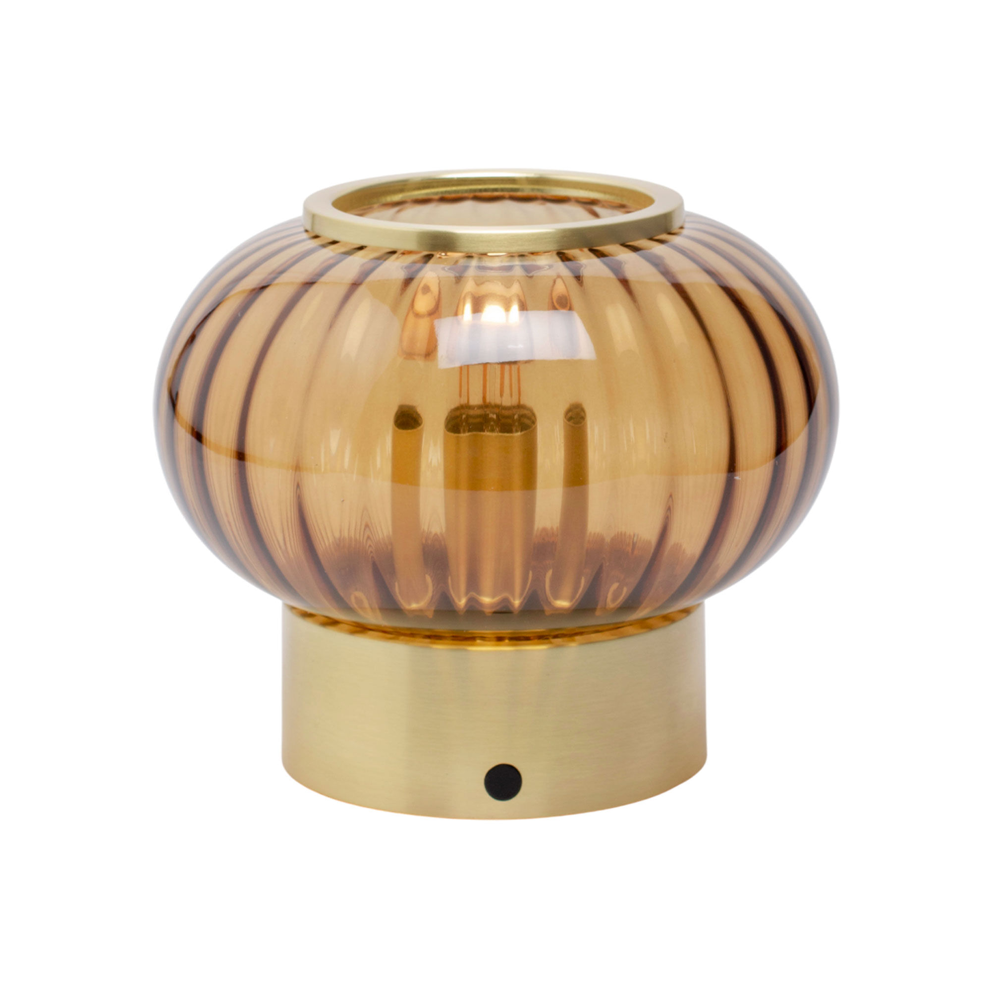 Edgeform Urc portabel bordlampe 19 cm, amber