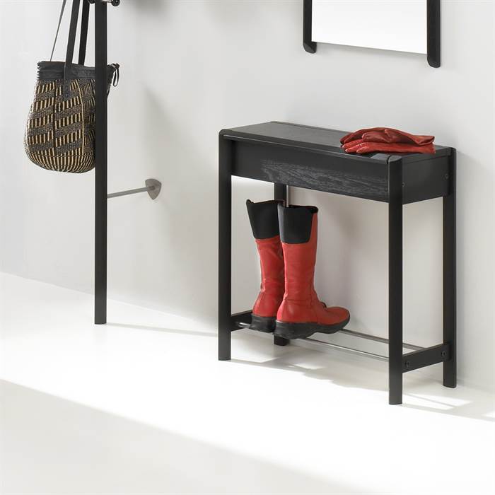 Thomsen Furniture Konsol - Egetræ - Sortlakeret Eg - Sortlakeret : Erling Christensen Møbler