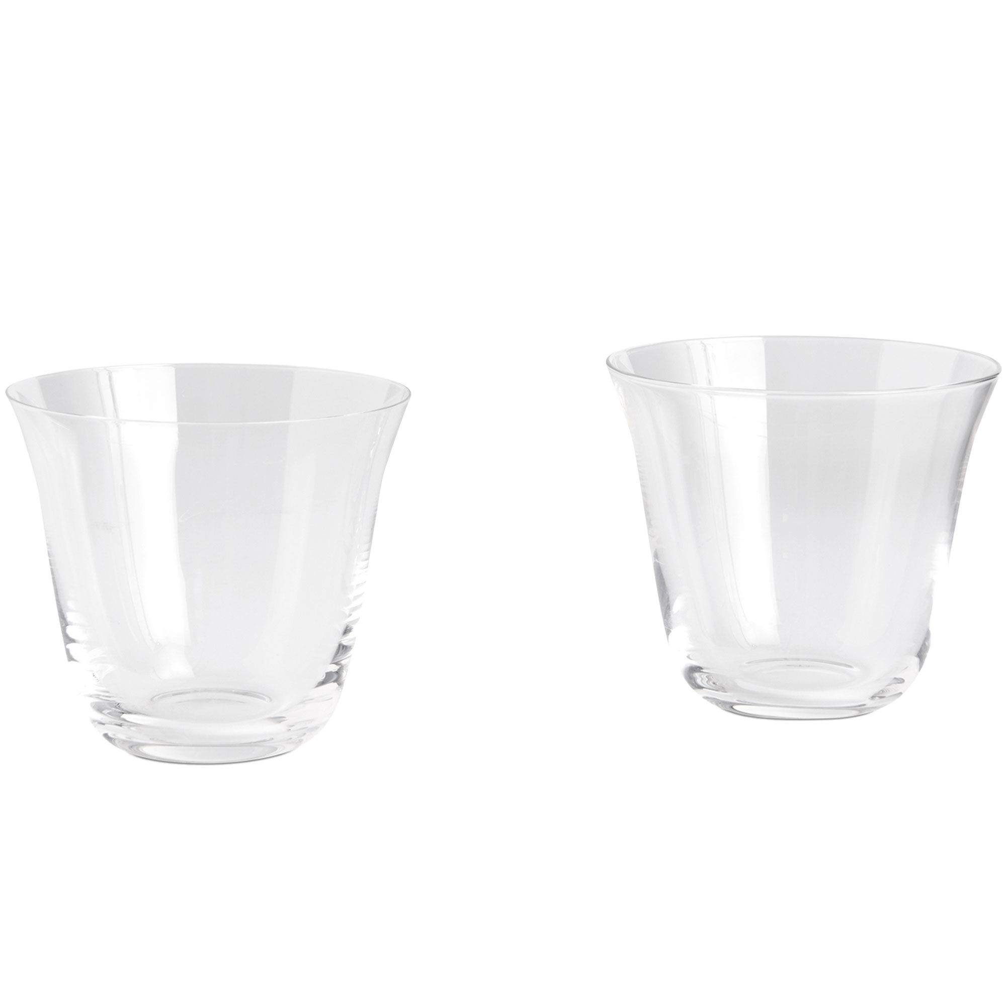 Hay Curve Tumbler Glas small 2-pak, klar