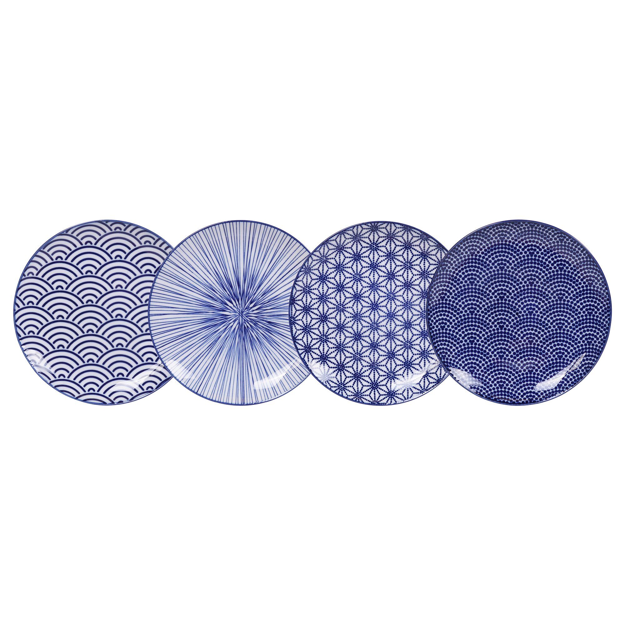 Tokyo design studio Nippon Blue tallerken 4 stk.