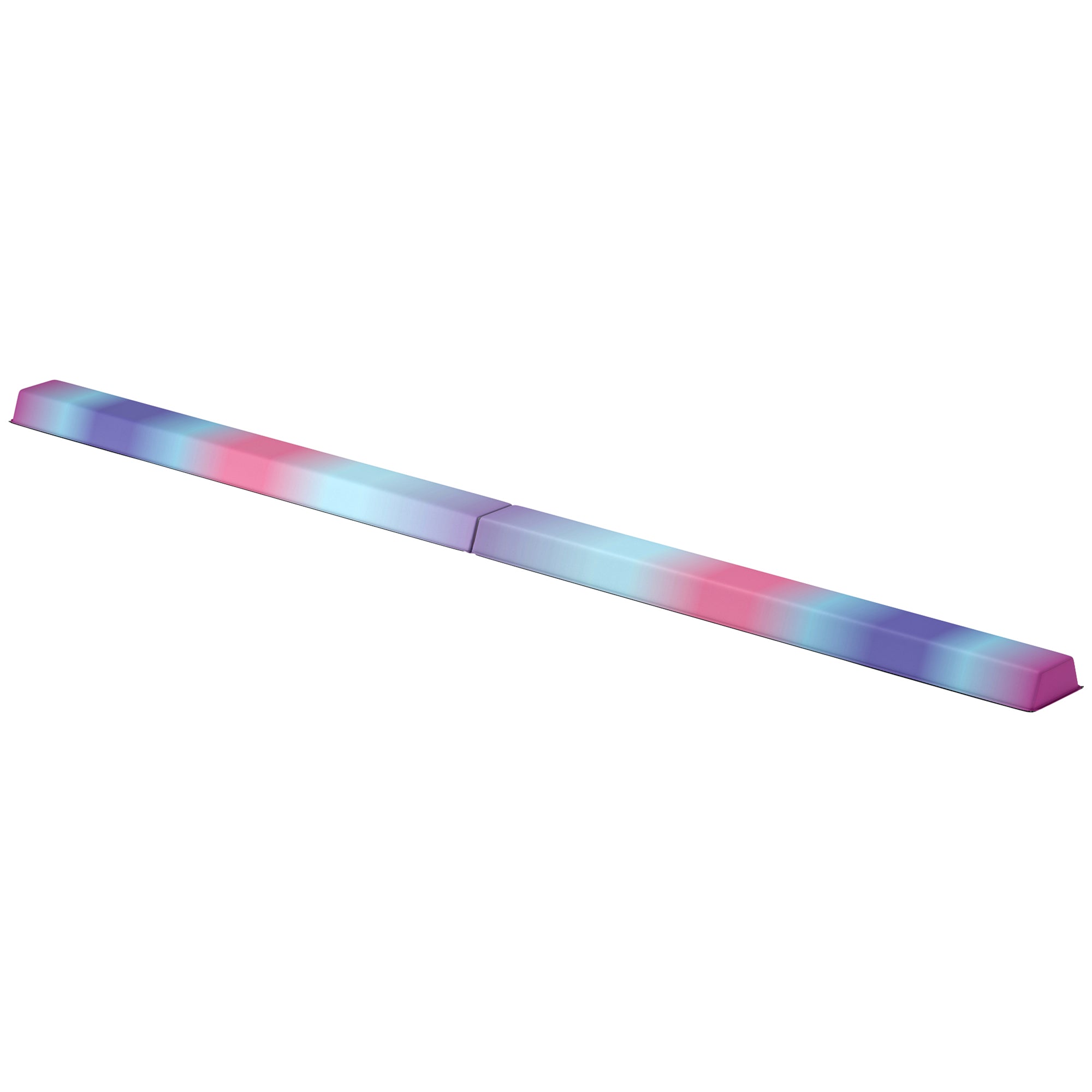 Balancebom 2,4 m, foldbar, skridsikker base, fra 3 år, op til 80 kg, flerfarvet