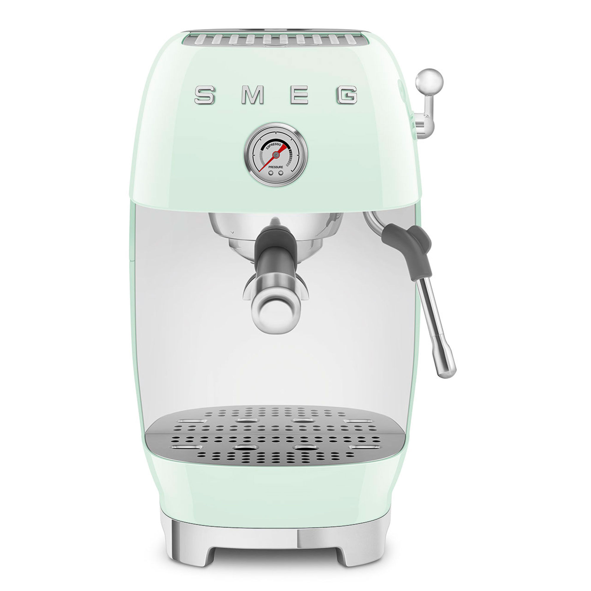 Smeg Manuel espressomaskine med Cold Brew, pastelgrøn