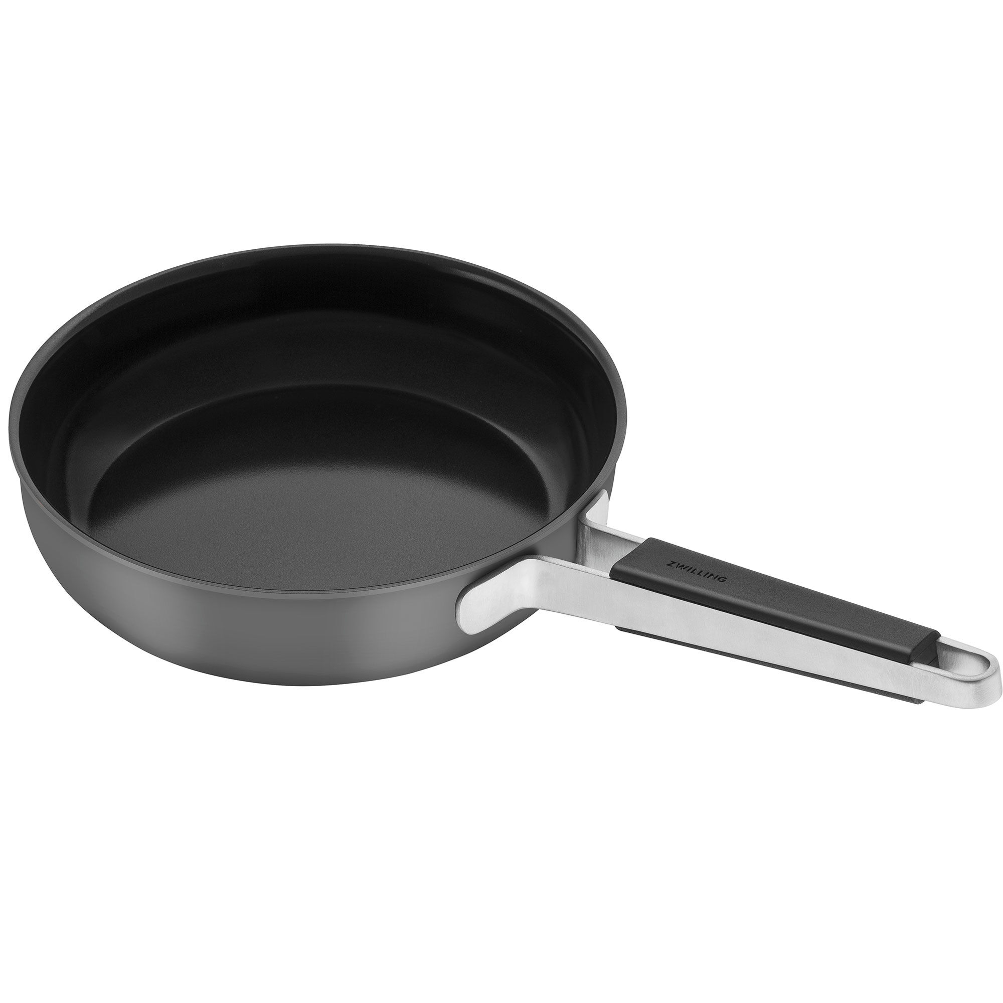 Zwilling Pure stegepande 24 cm, rustfrit stål, grå