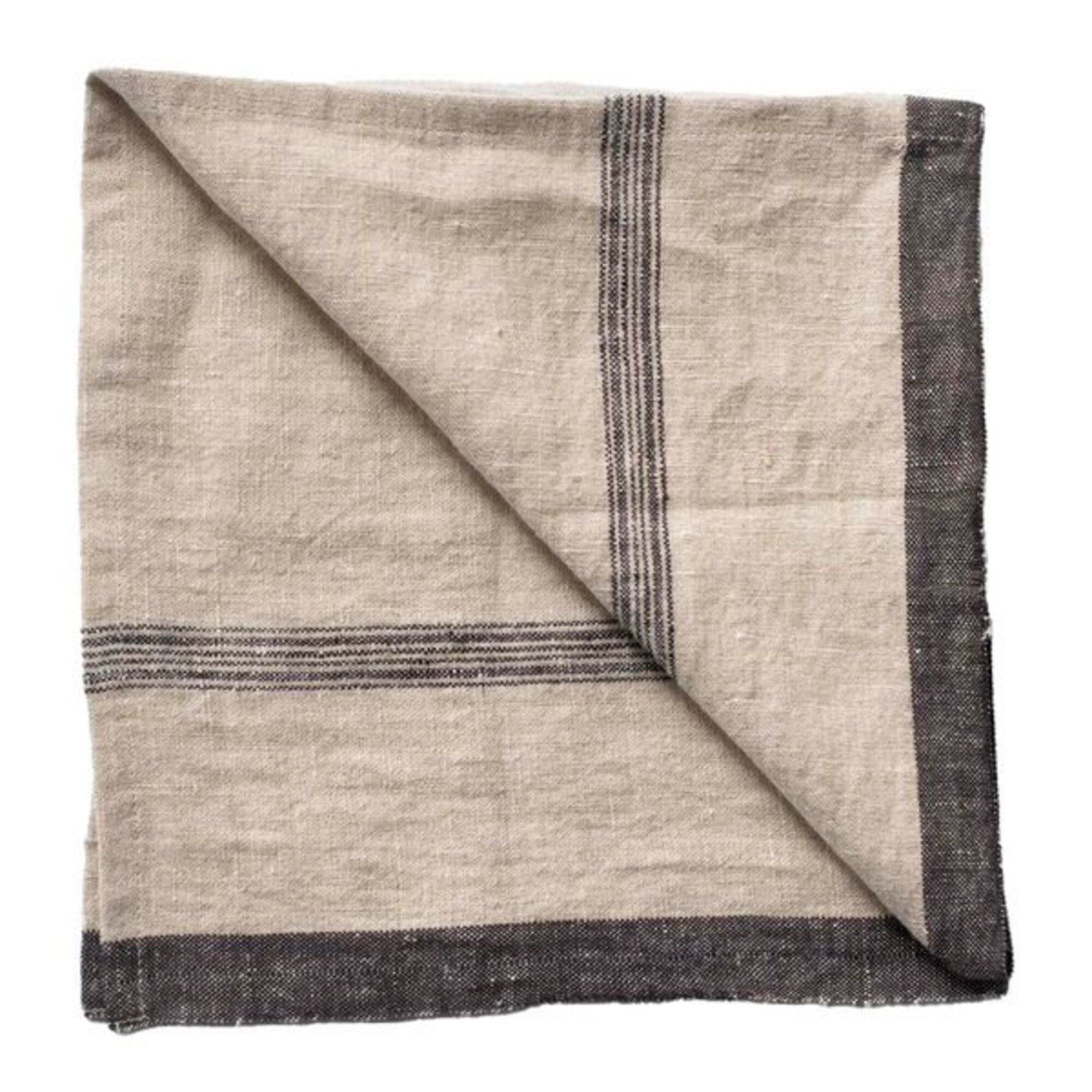 Tell me more Thea serviet, denim stripe