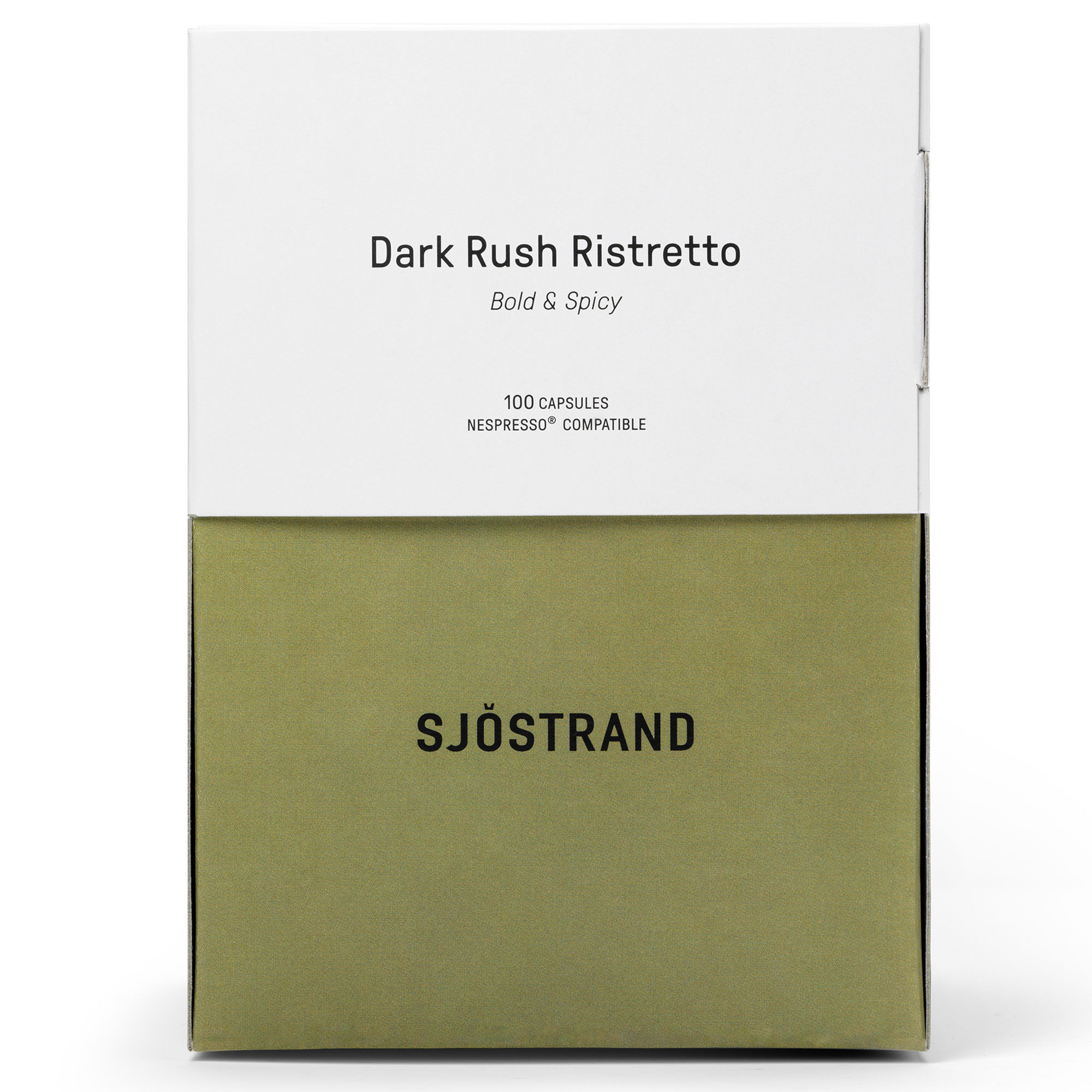 Sjöstrand coffee Dark Rush Ristretto kaffekapsler 100 stk.