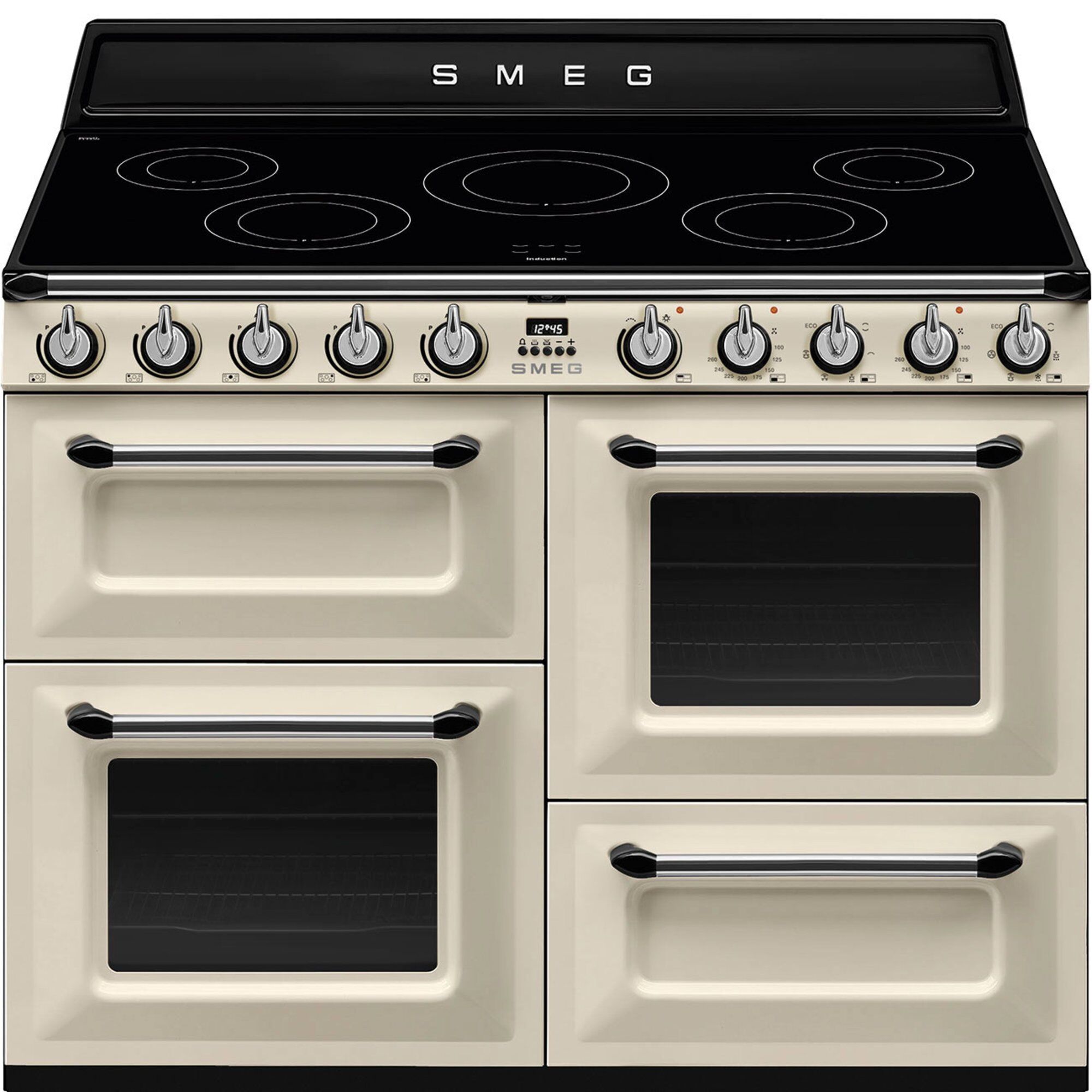 Smeg TR4110IP2 Victoria komfur med 3 ovne 110 cm, creme