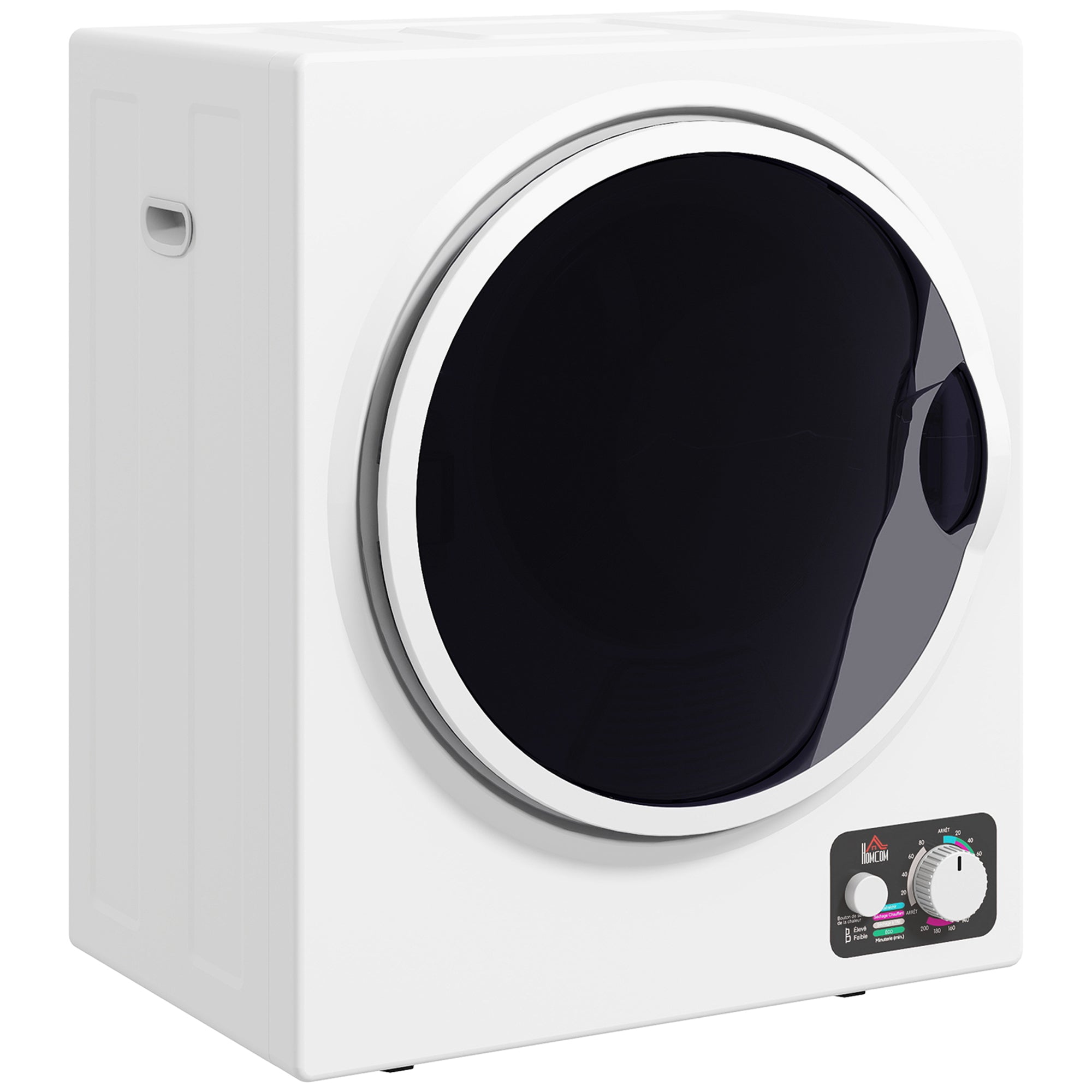 Mini tørretumbler 4 kg med 4 programmer, 2 varmeniveauer, sterilisering op til 65â, 850W til tøj
