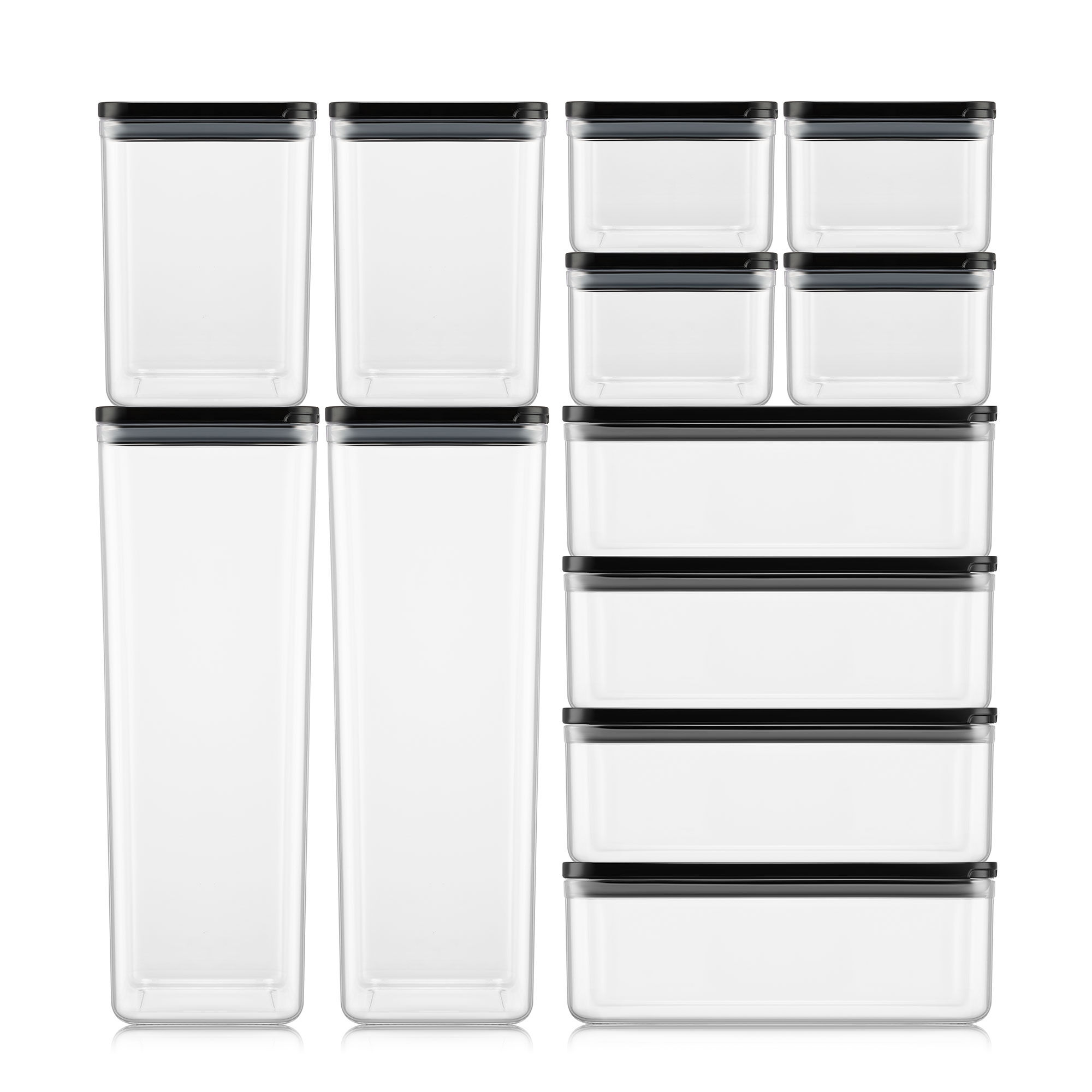 Bodum Canteen opbevaringsbeholdere 12 dele, sort