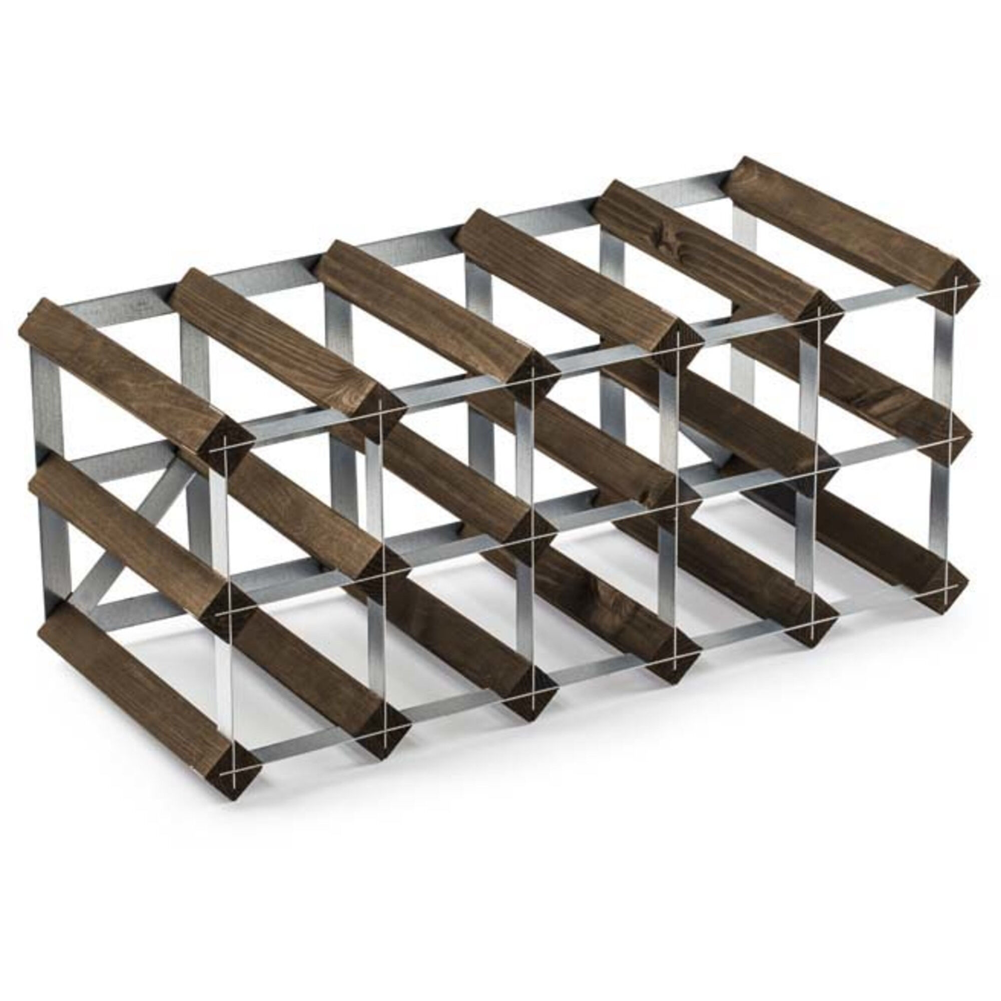 Traditional wine rack Vinstativ Dark 15 Flasker