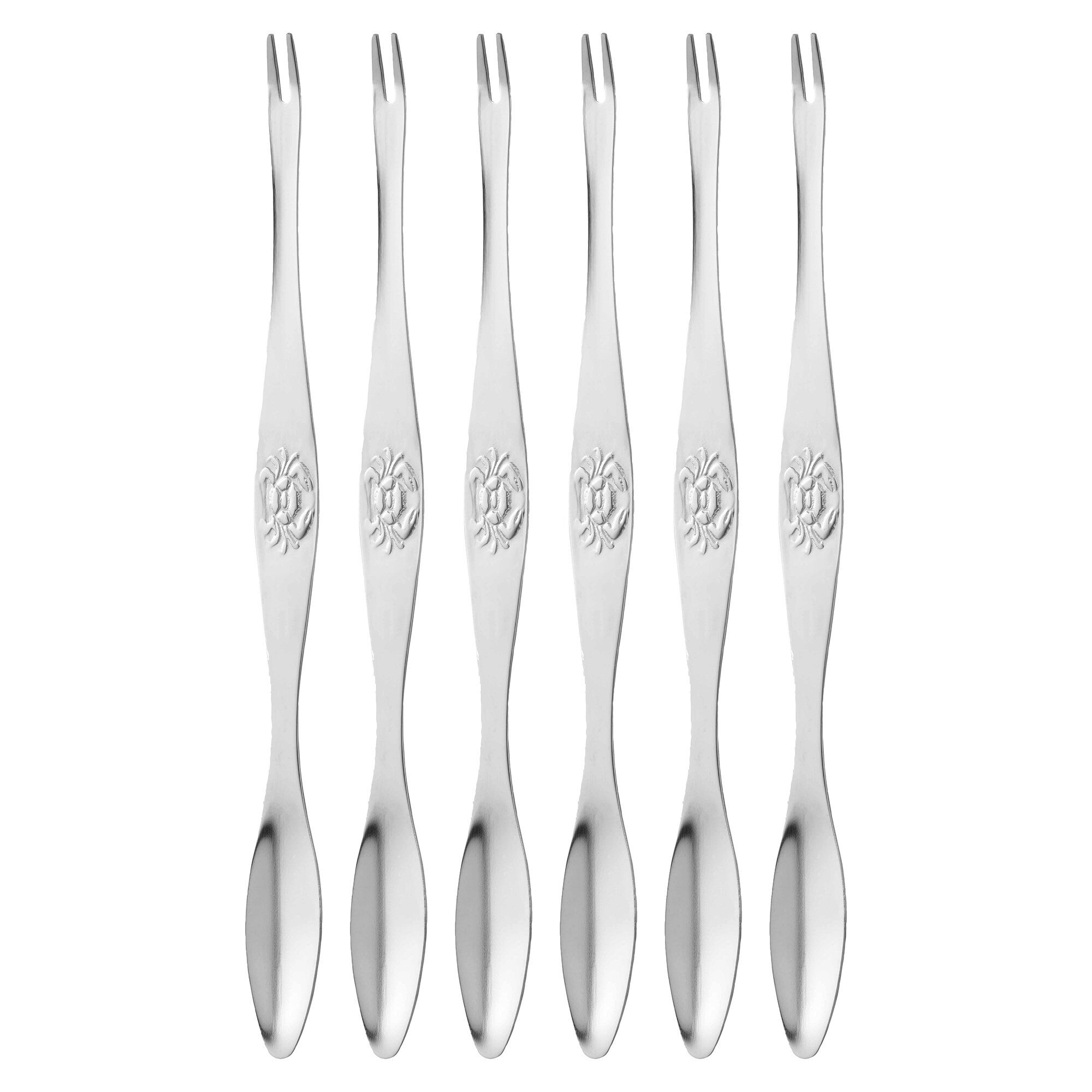 Dorre Skai skaldyrsgaffel 18,5 cm, rustfrit stål