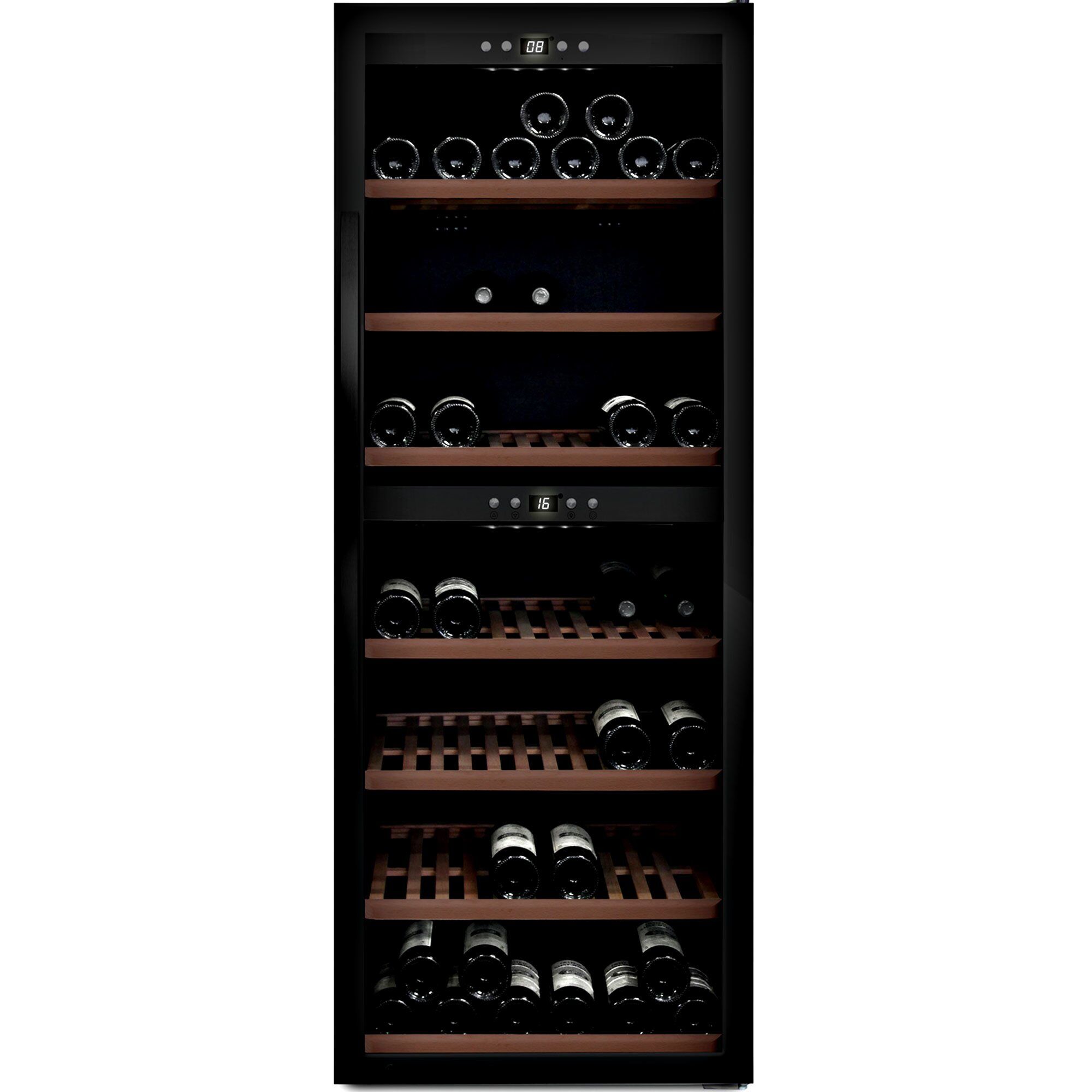 Mquvée WineExpert 126 vinkøleskab, sort